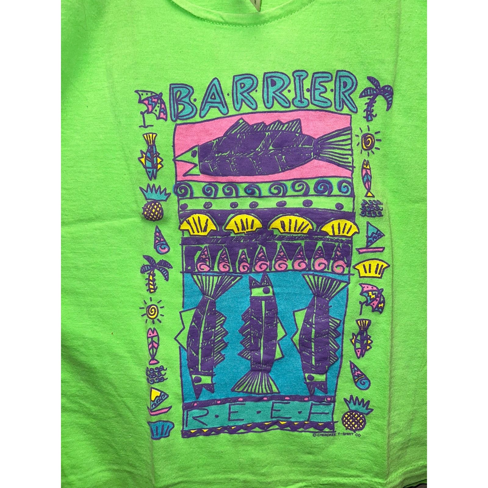 Cherokee Womens Vintage Cherokee Tank Top Shirt Barrier Reef Tee L Size L / US 10 / IT 46 - 3 Thumbnail