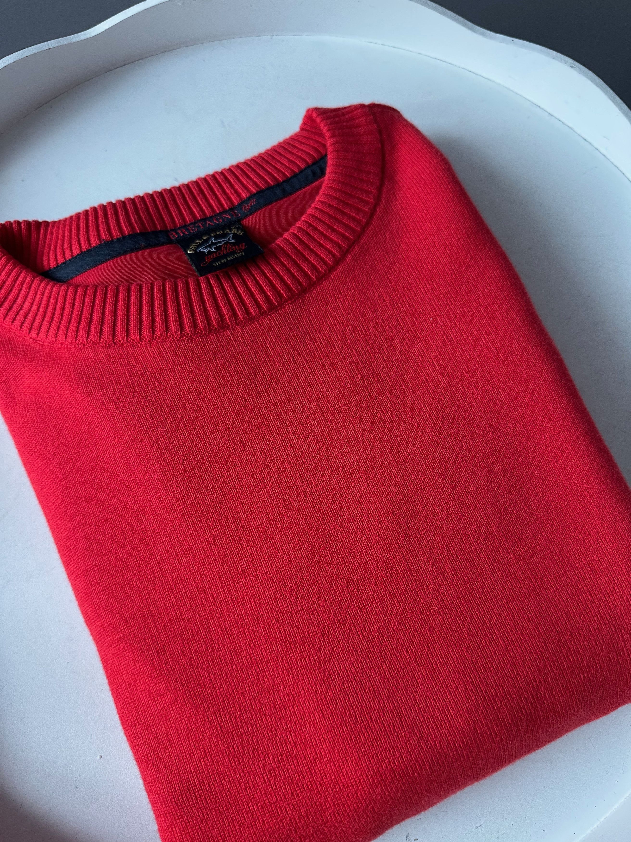 Paul & Shark Paul & Shark Bretagne Light Crew Neck Sweater Red Jumper Size US XL / EU 56 / 4 - 10 Thumbnail