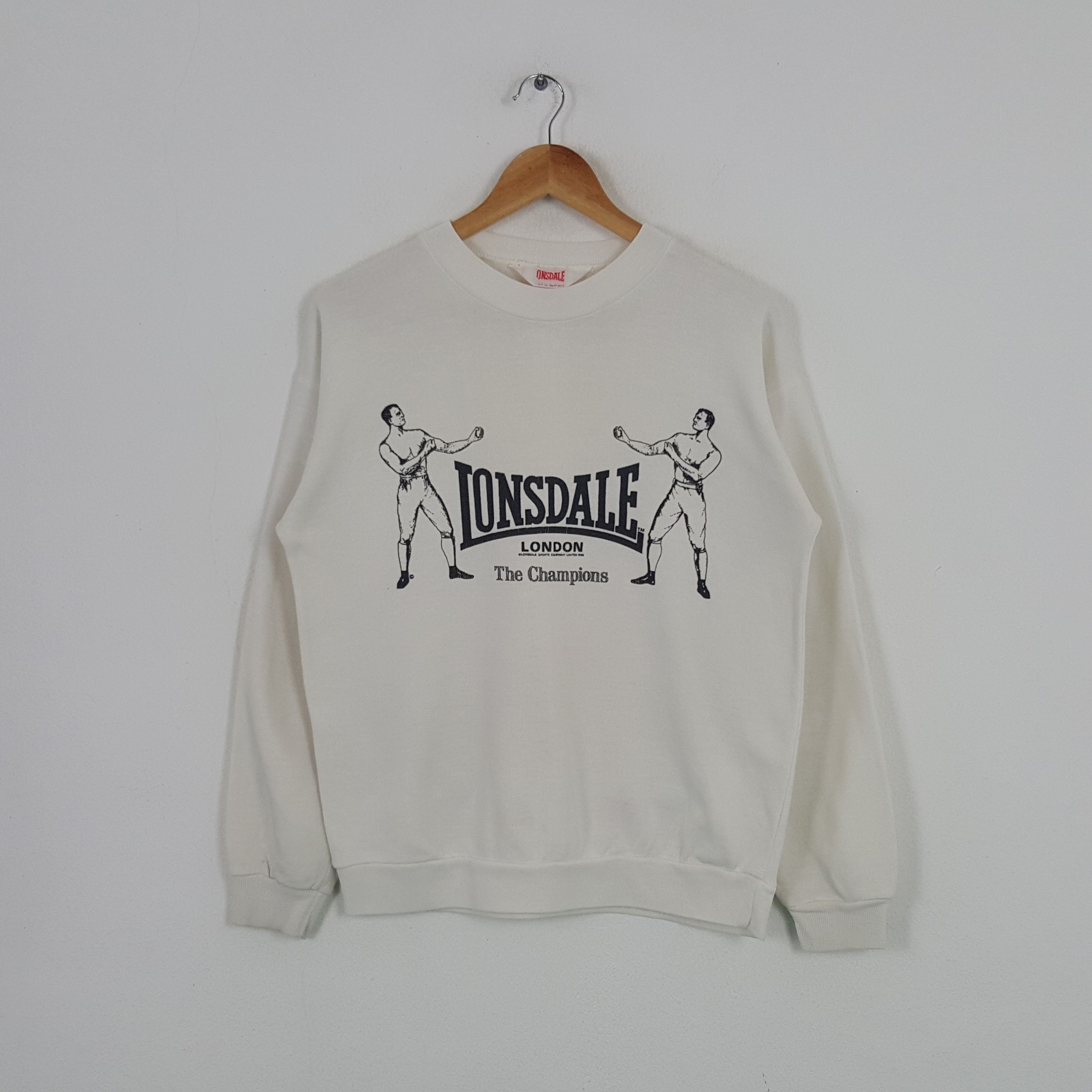 Lonsdale × Vintage Vintage Lonsdale London The Champion England Sweatshirt Size US L / EU 52-54 / 3 - 1 Thumbnail