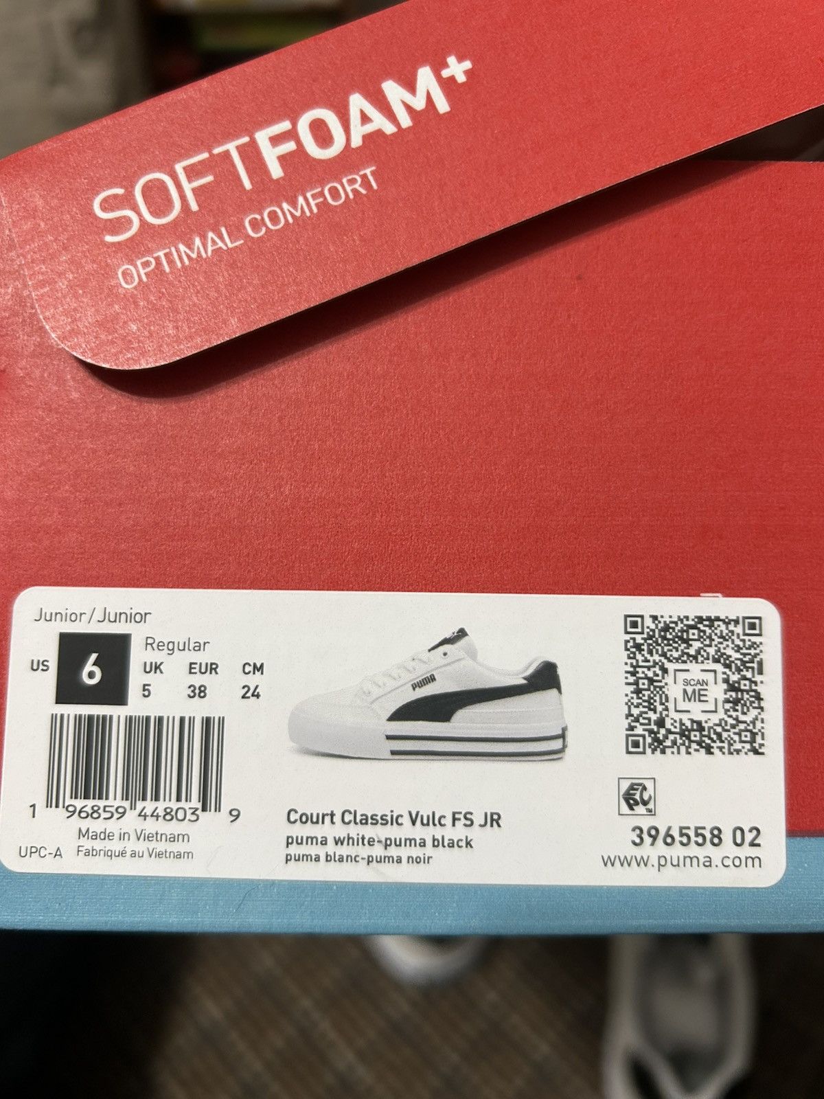 Puma Puma Shuffle Sneakers – White/Black – Brand New Size US 6 / EU 39 - 7 Thumbnail