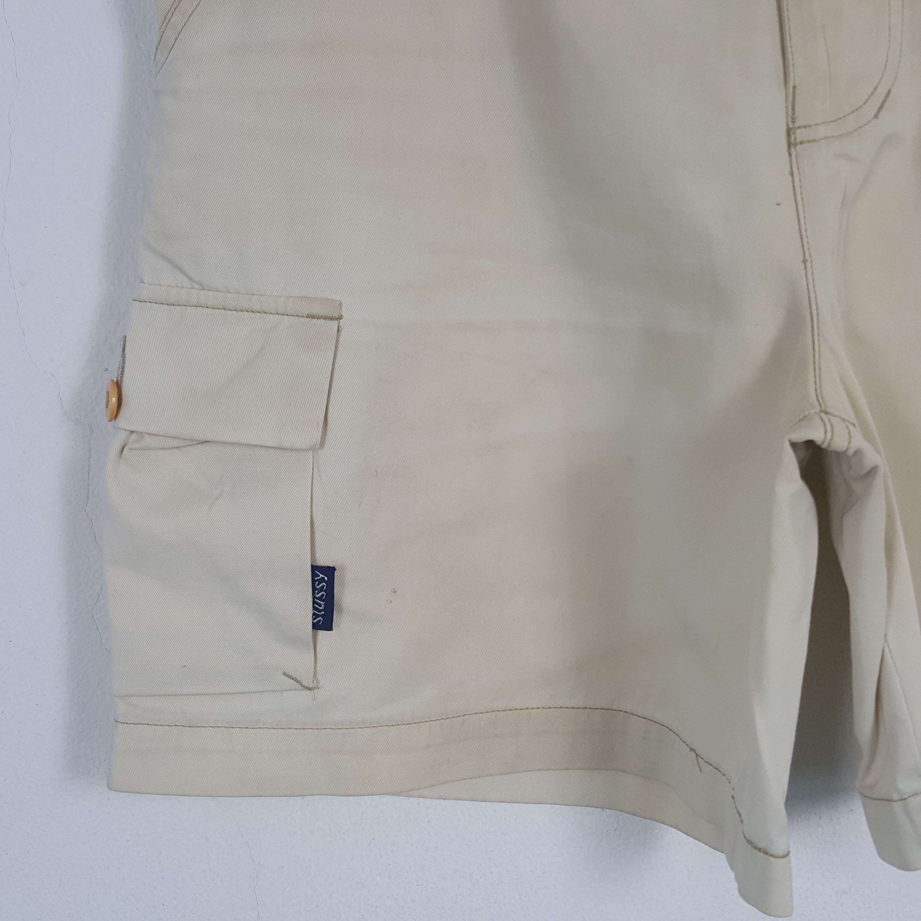 Stussy × Vintage Vintage Stussy American Streetwear Style Cargo Shorts Size US 34 / EU 50 - 4 Thumbnail