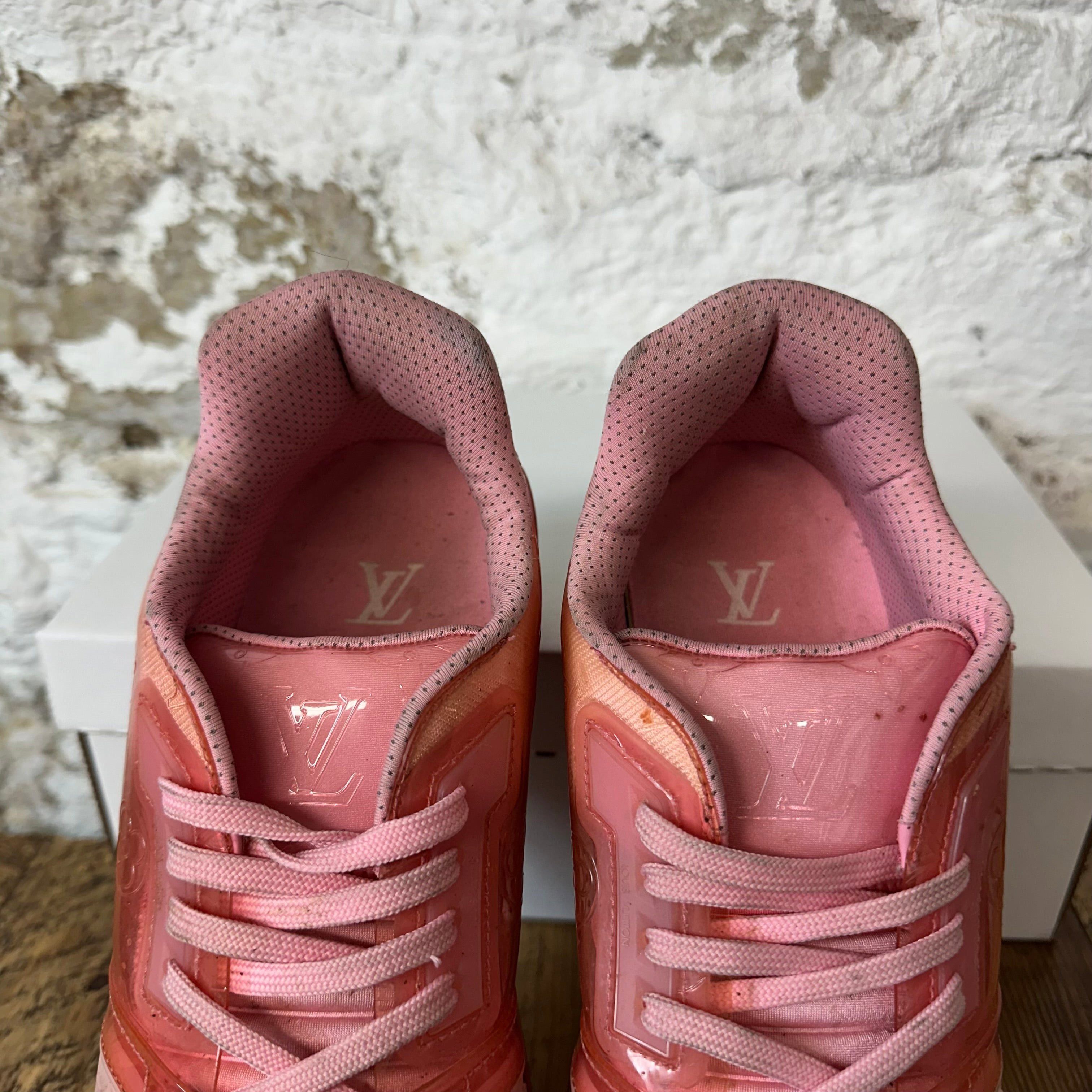 Louis Vuitton Louis Vuitton Transparent Pink Trainer Sz 11.5 (10LV) Size US 11.5 / EU 44-45 - 3 Thumbnail