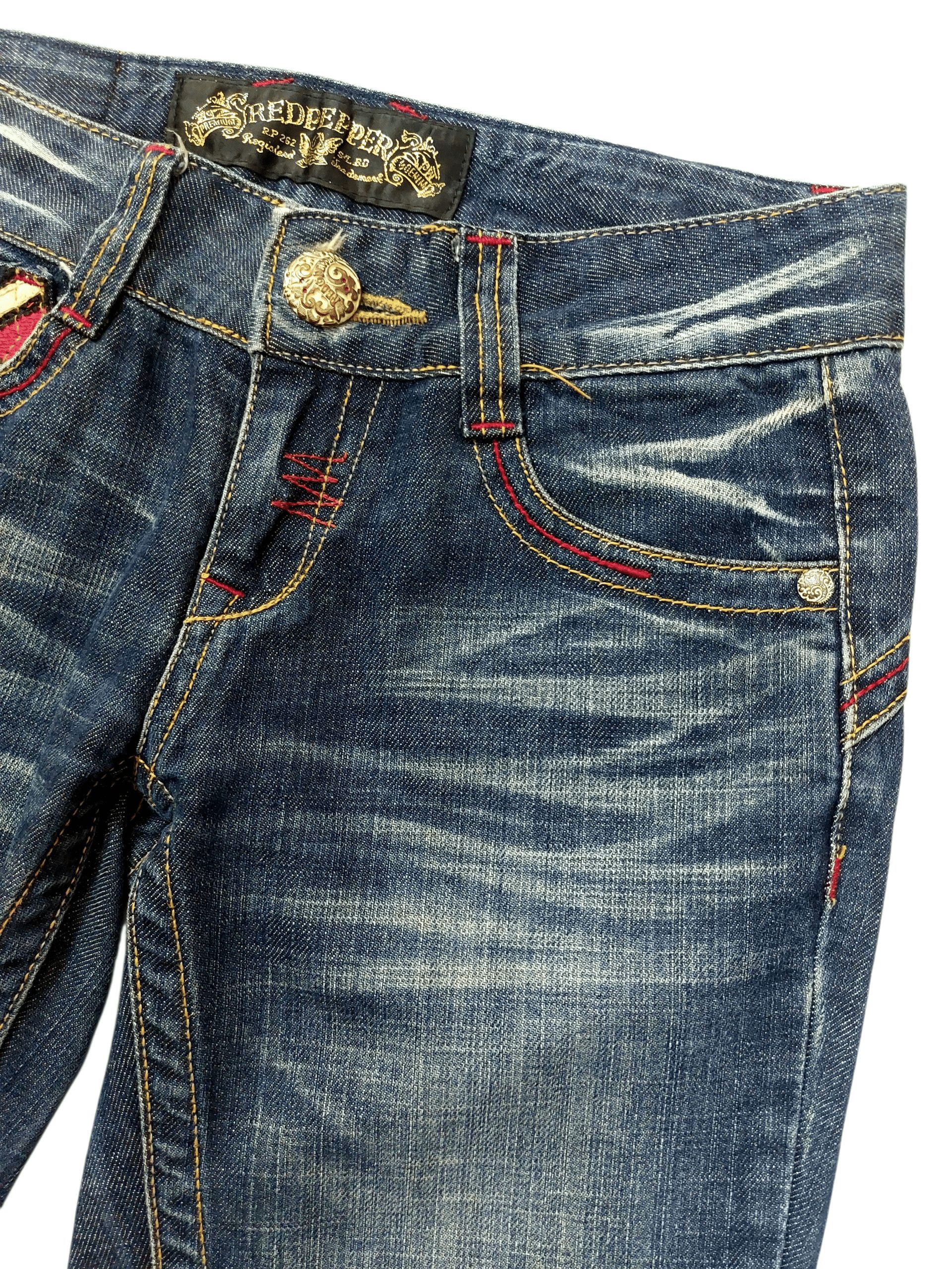 Vintage 🔥Red Pepper Jeans Flare Jack Serika Style Size 26" / US 2 / IT 38 - 5 Thumbnail