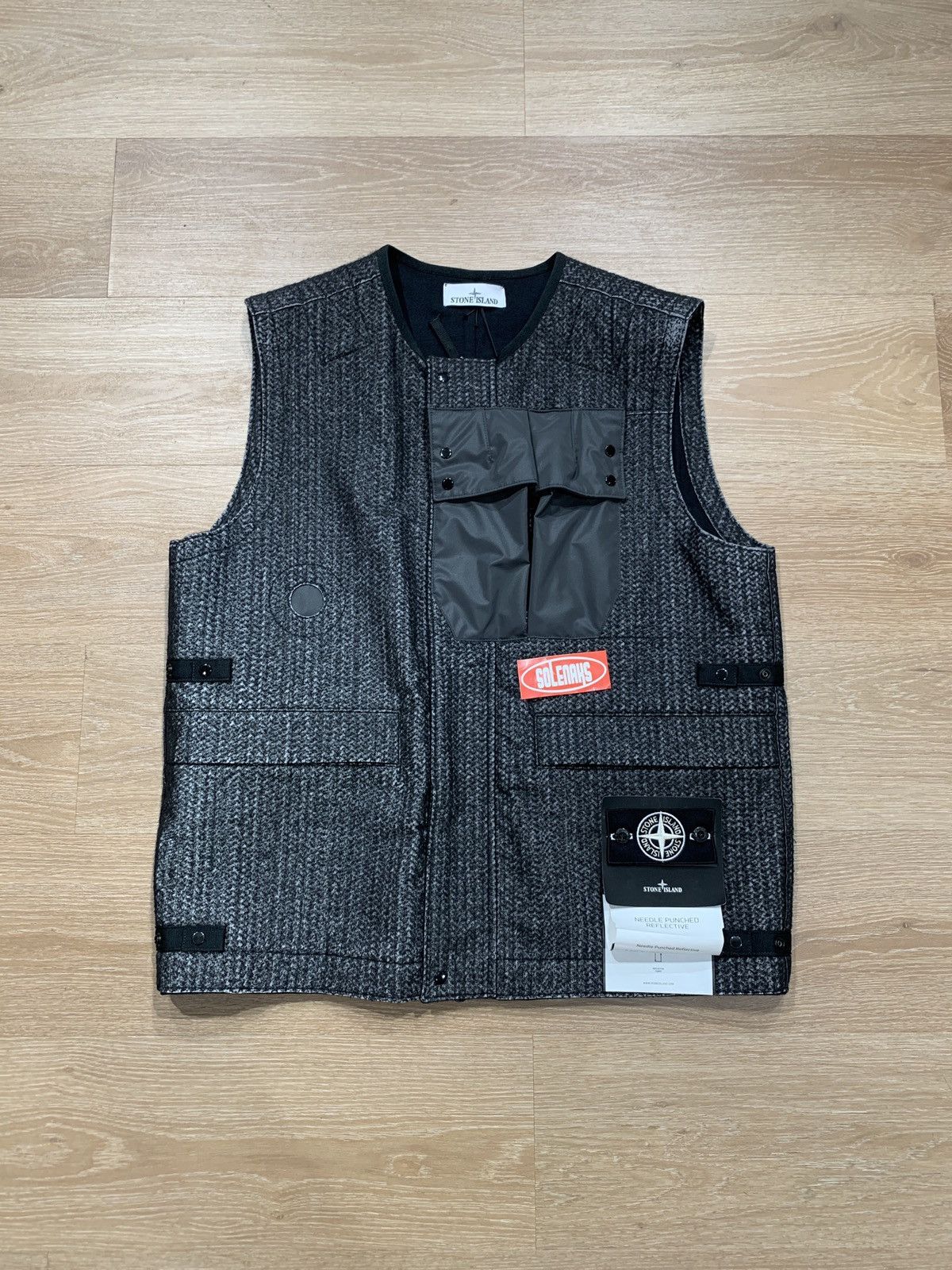 Designer × Stone Island Stone island needle punched reflective rare Size US M / EU 48-50 / 2 - 3 Thumbnail