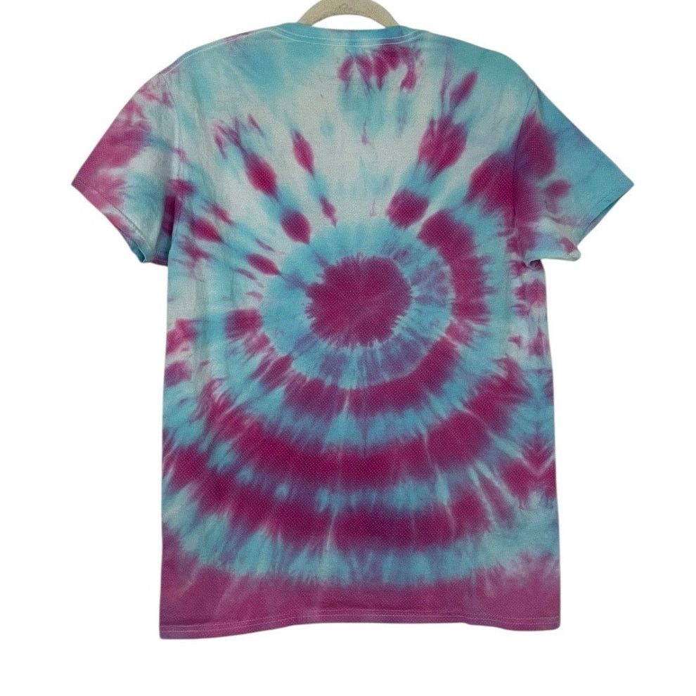 Fruit Of The Loom Fruit of the Loom Breathable Blue & Pink Tie Dye Tee Size M / US 6-8 / IT 42-44 - 4 Thumbnail