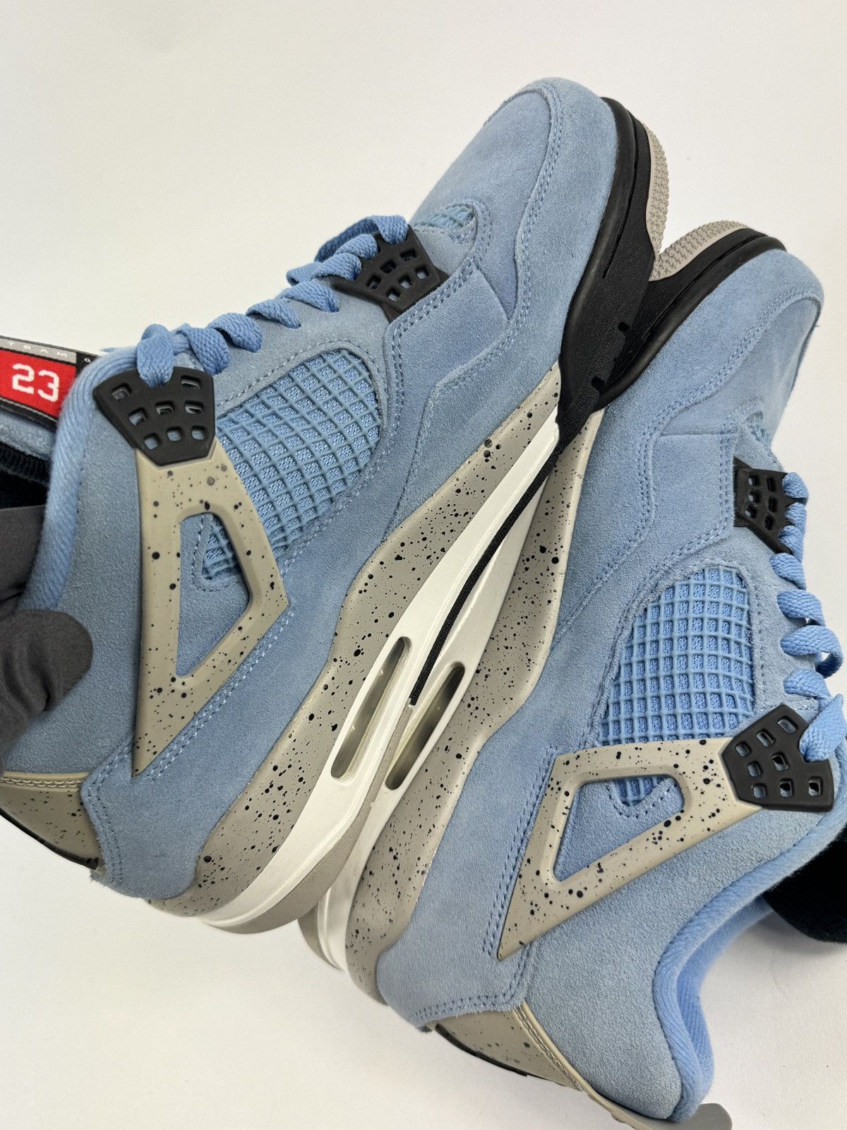 Jordan Brand JORDAN 4 RETRO UNIVERSITY BLUE SNEAKERS Size US 9.5 / EU 42-43 - 5 Thumbnail