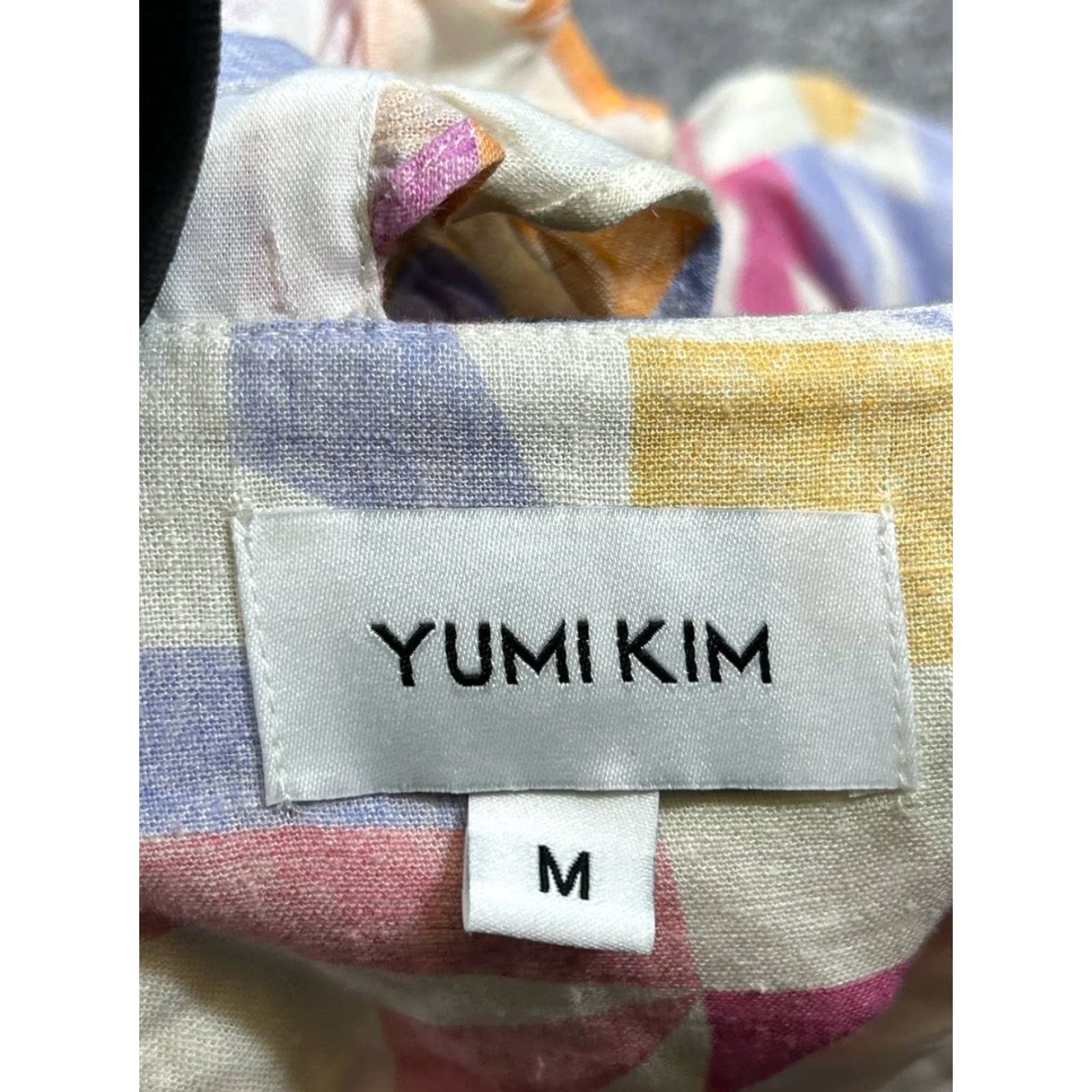 Vintage VINTAGE Yumi Kim Romper Women's Medium Floral Sleeveless Linen Blend Casual Spring Summer Womens Size 32" / US 10 / IT 46 - 3 Thumbnail