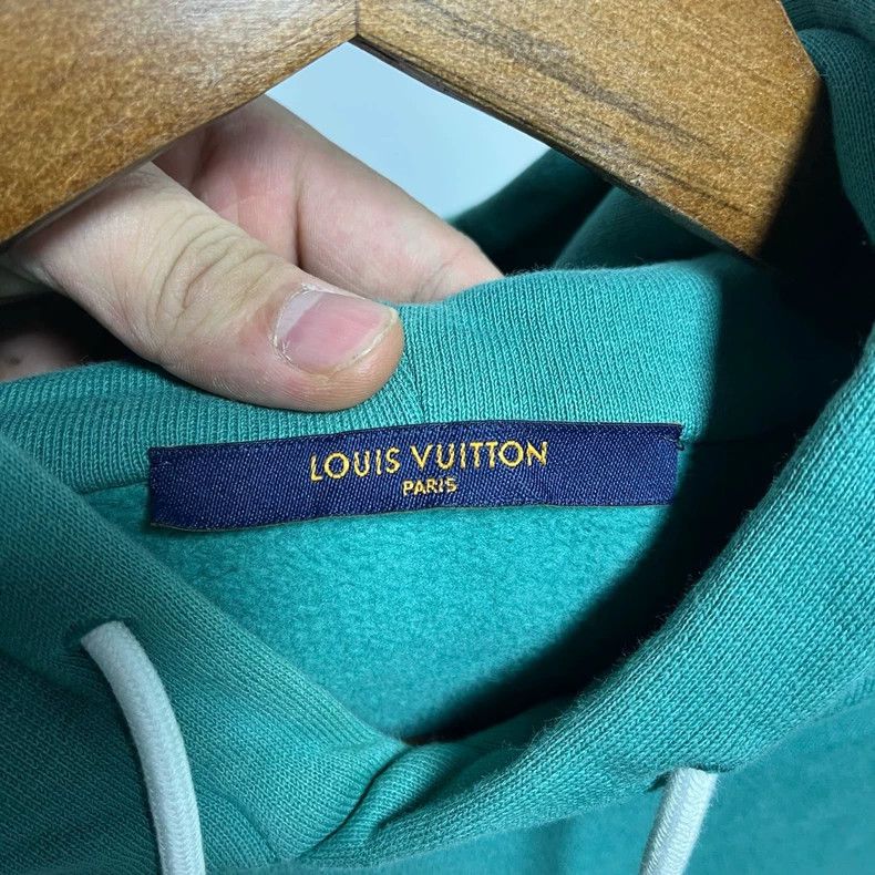 Louis Vuitton Louis Vuitton Lake Blue Pin Hoodie 2504-Nextarrow Size US XL / EU 56 / 4 - 3 Thumbnail