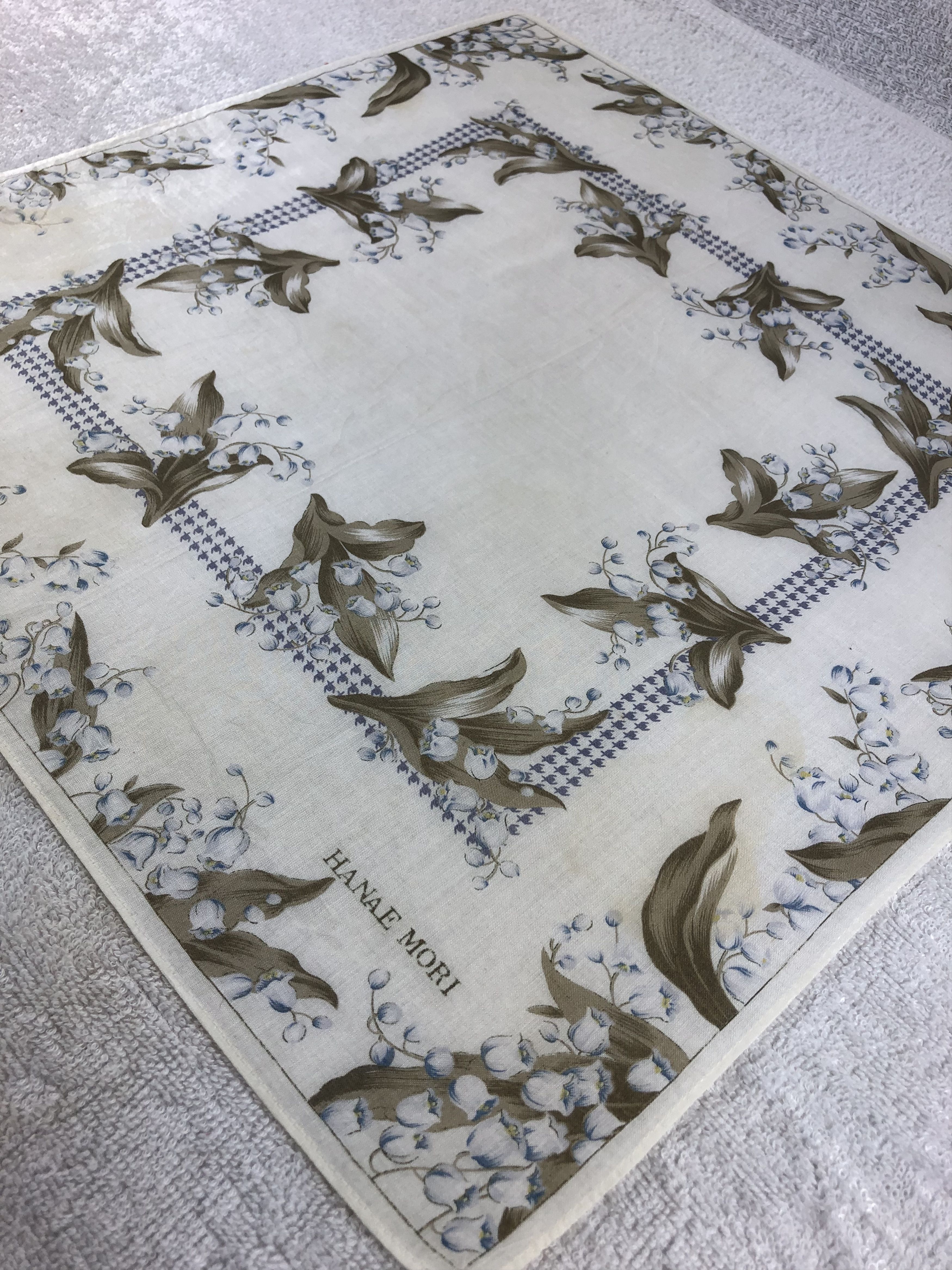 Hanae Mori × Japanese Brand × Vintage Hanae Mori Handkerchief / Bandana / Neckerchief Size ONE SIZE - 4 Thumbnail