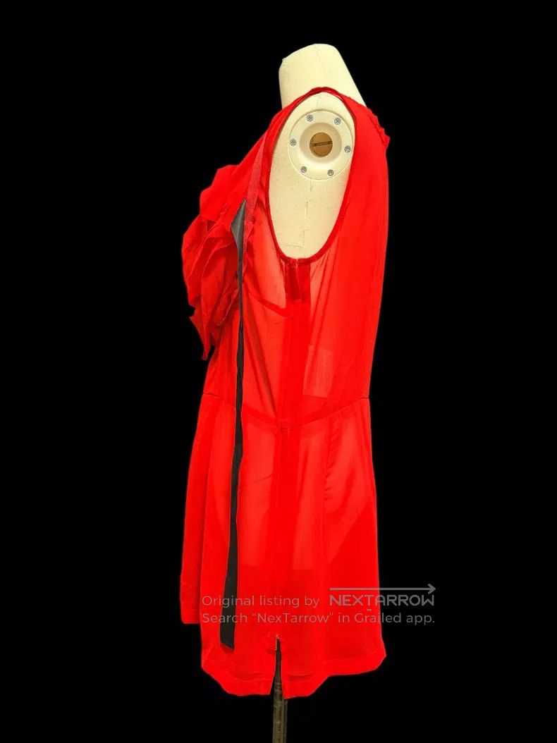 Comme des Garcons Comme des Garcons Size F Rosa Blouse Red Size S / US 4 / IT 40 - 4 Thumbnail