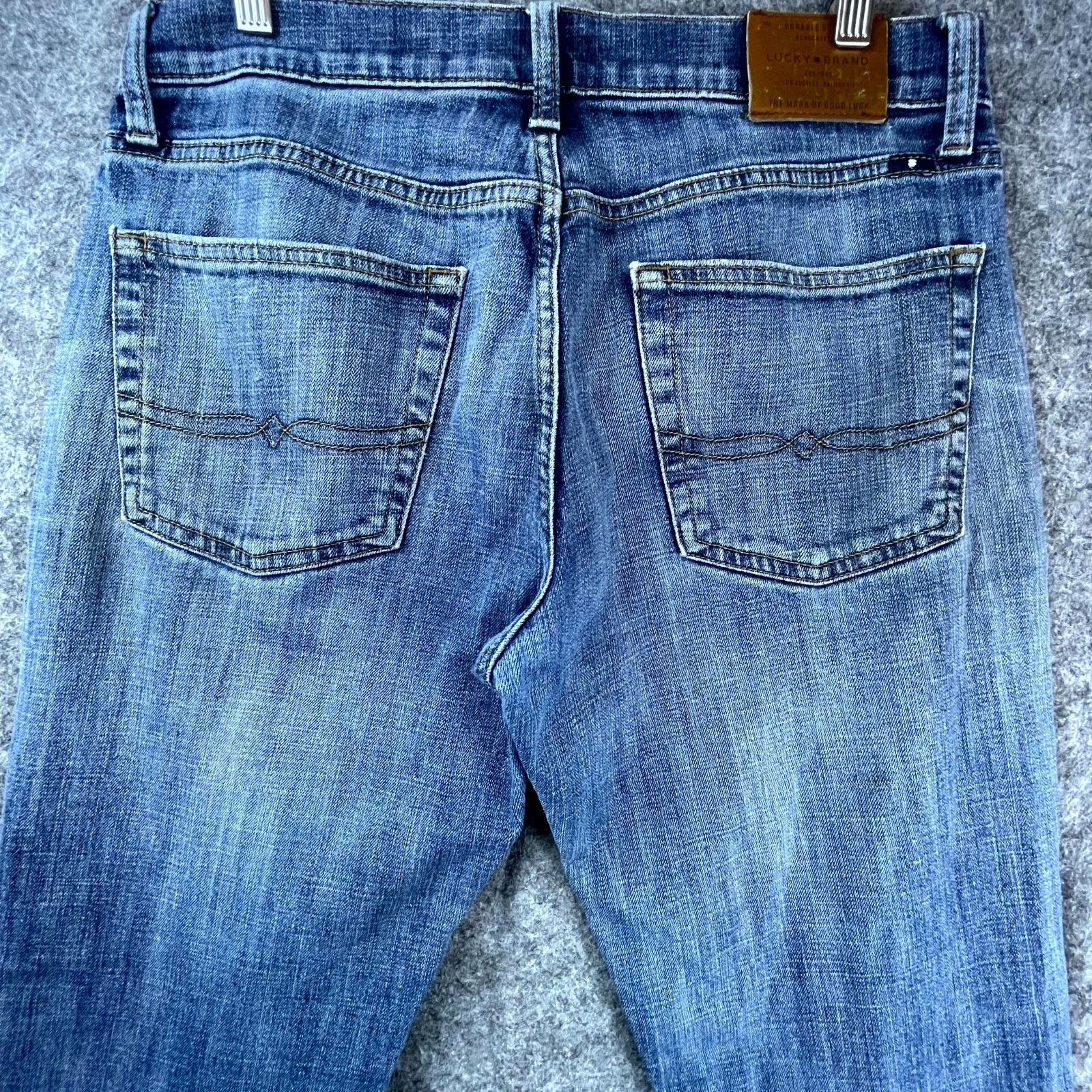 Lucky Brand Lucky Brand 221 Straight Jeans Mens 32 Blue Cotton Stretch Size US 32 / EU 48 - 10 Thumbnail