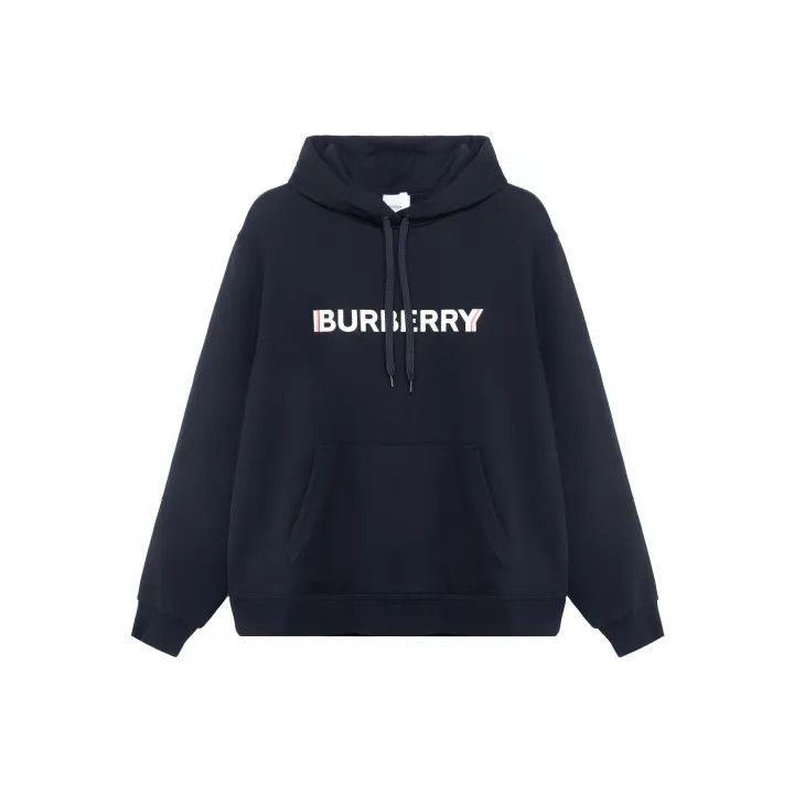 Burberry Burberry Logo Print Hoodie for Women 0079 Size L / US 10 / IT 46 - 1 Thumbnail