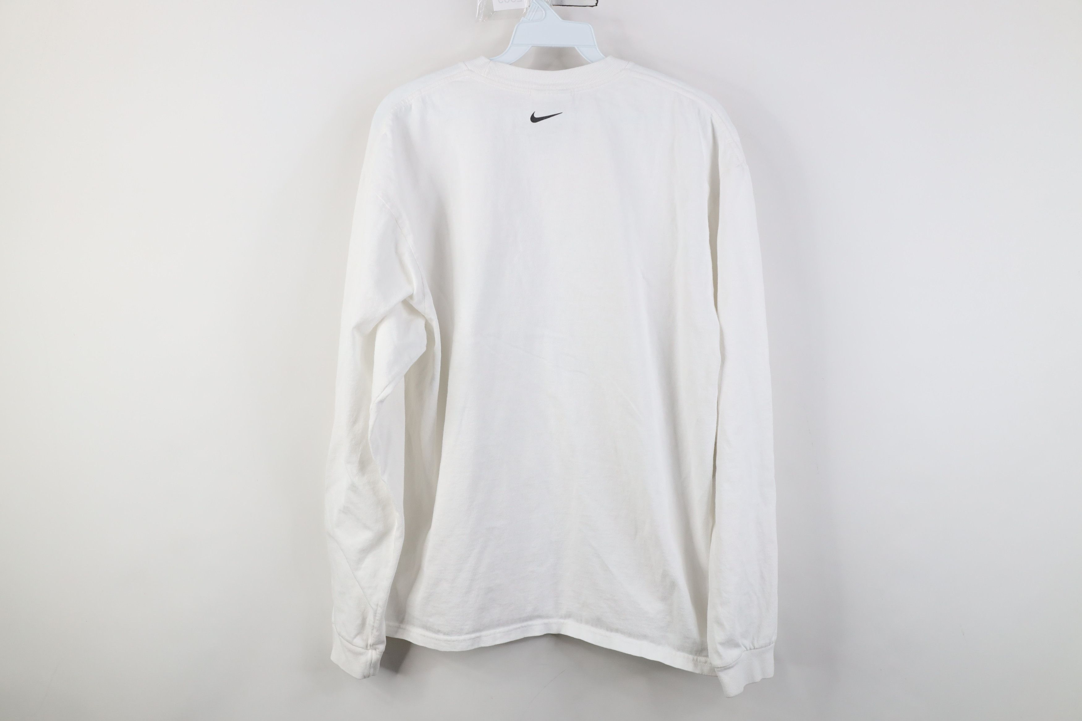 Nike Vintage Y2K Nike Scott Mini Swoosh Long Sleeve T-Shirt White Size US L / EU 52-54 / 3 - 9 Thumbnail