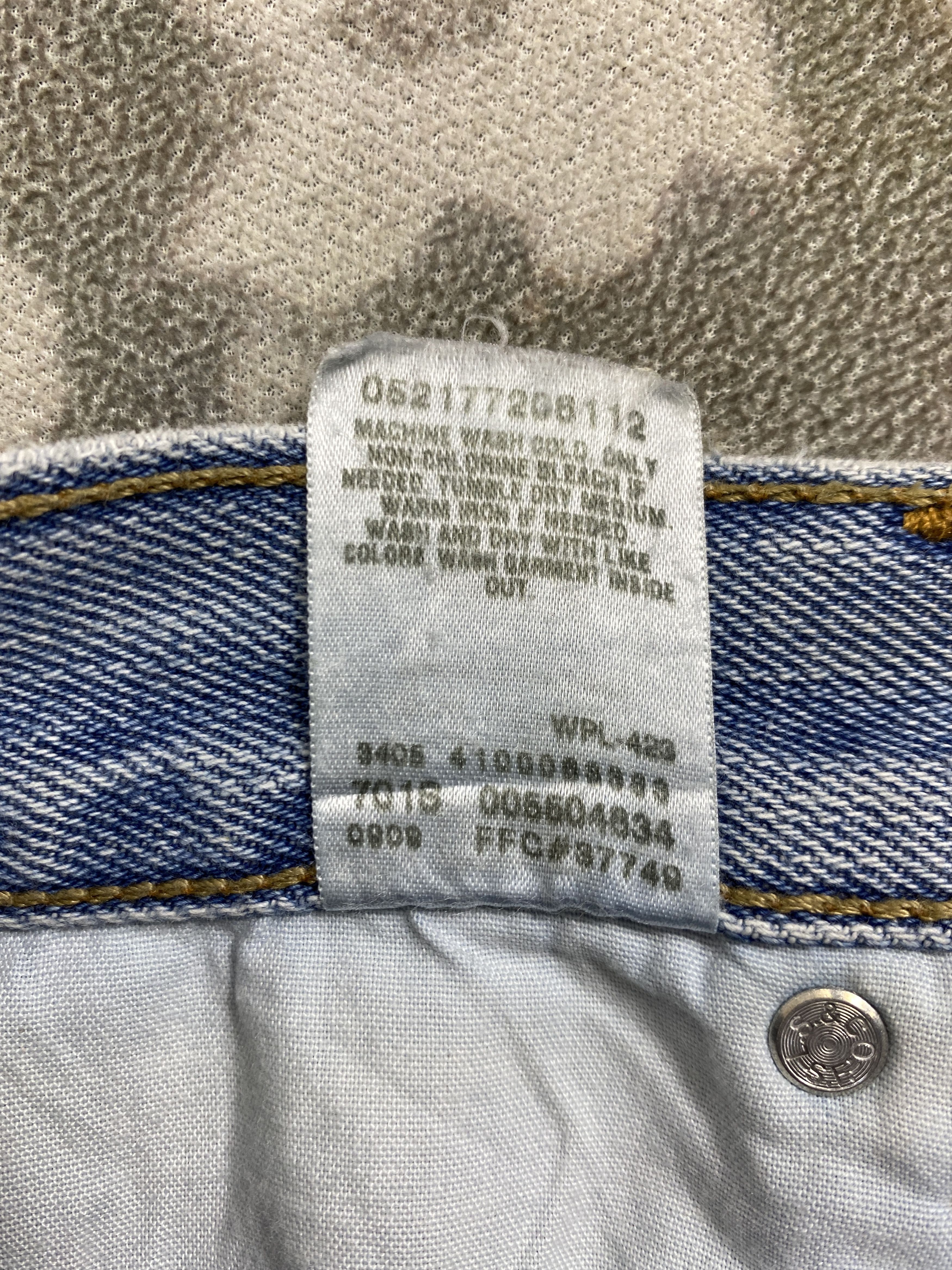 Levi's Light Blue Wash Vintage Levi's 550 34x29.5 Denim -JN1891 Size US 34 / EU 50 - 10 Thumbnail
