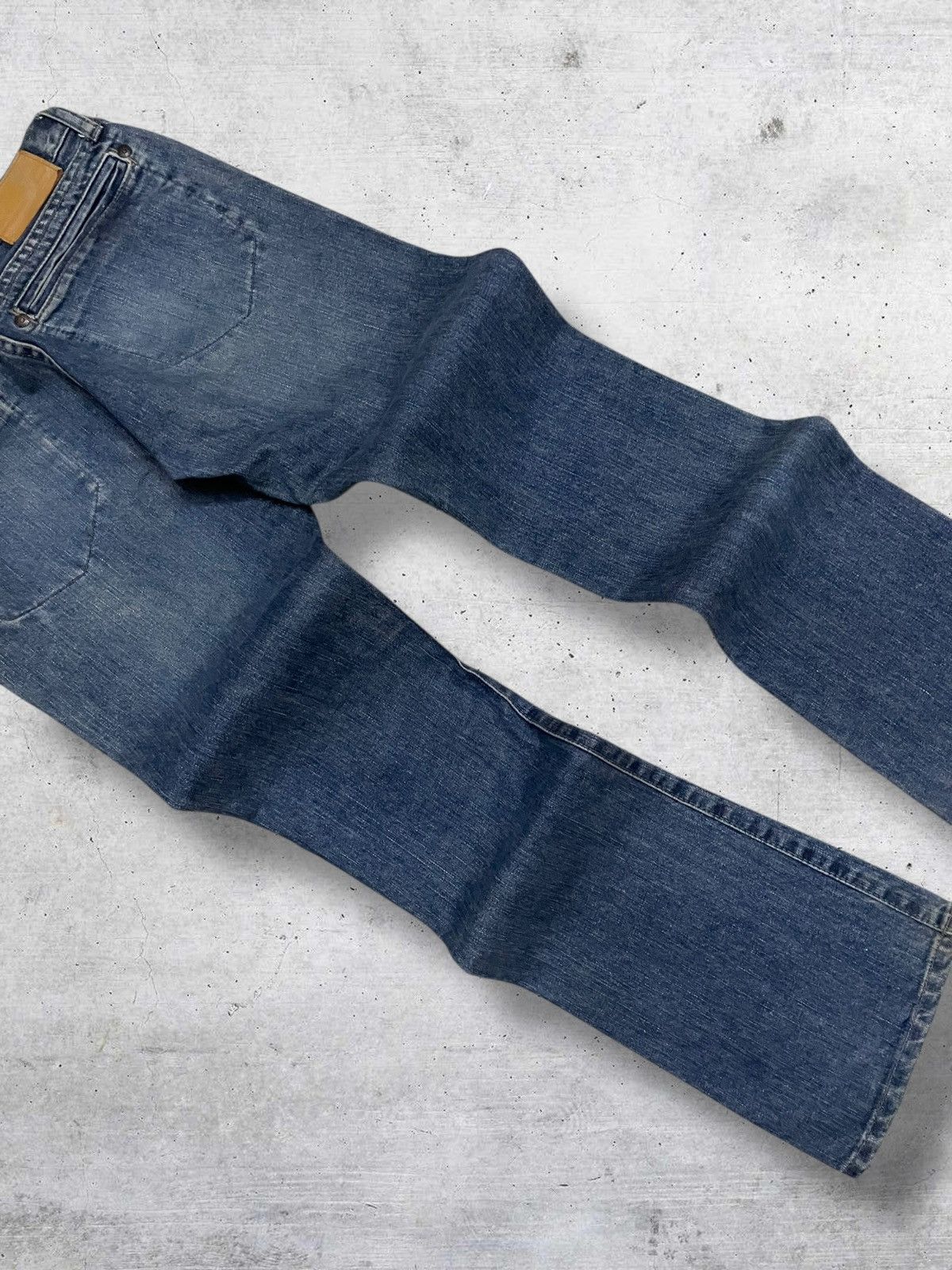Japanese Brand VINTAGE RNA PUNK JAPAN OG 90S DESIGNER FLARED RIPPED DENIM Size US 28 / EU 44 - 15 Thumbnail