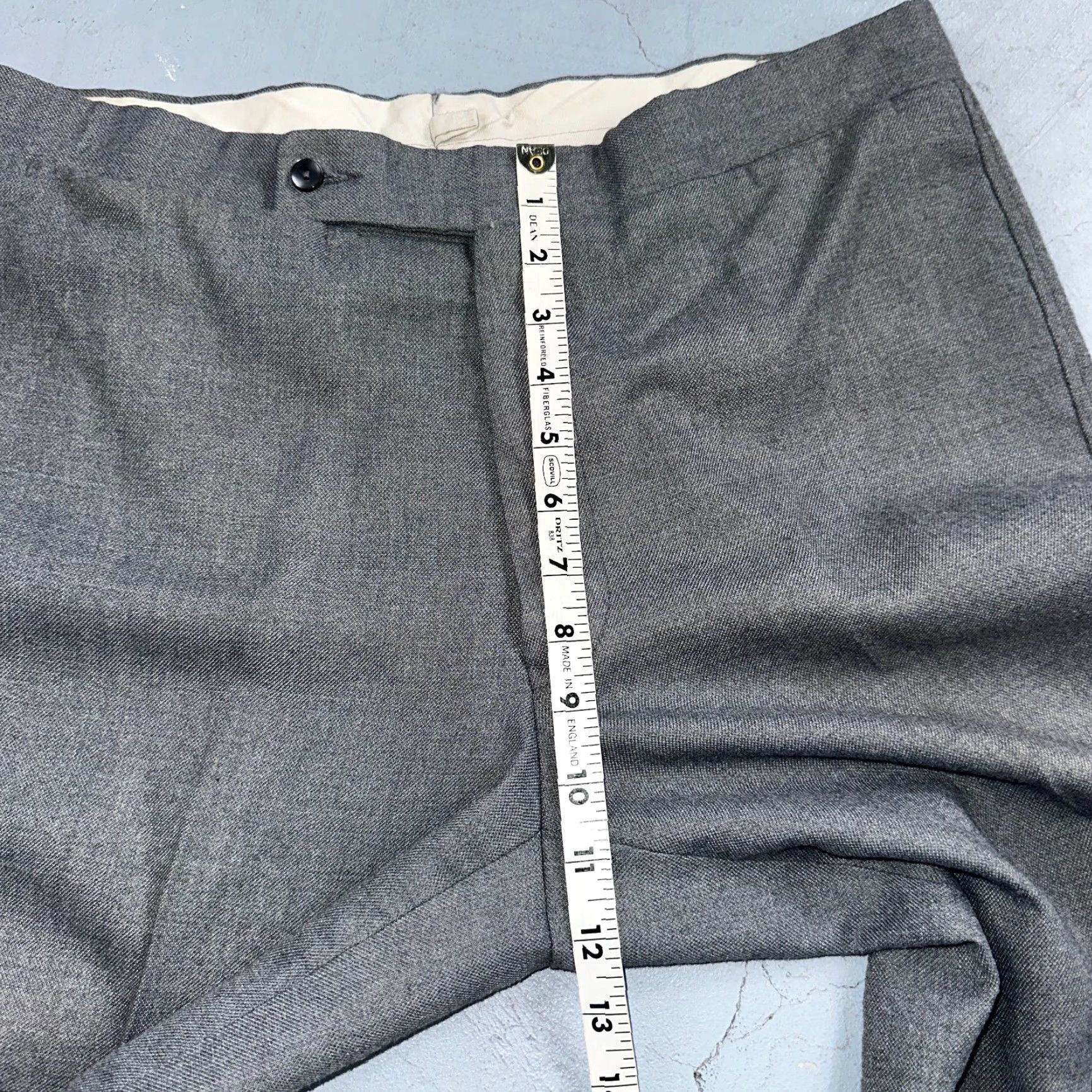 Champion VTG Champion Pleated Trousers Dress Slacks Pants 34x32 MCM Rockabilly Gray Wool? 1960s Men’s Mens Womens Girls Boys Size US 34 / EU 50 - 6 Thumbnail