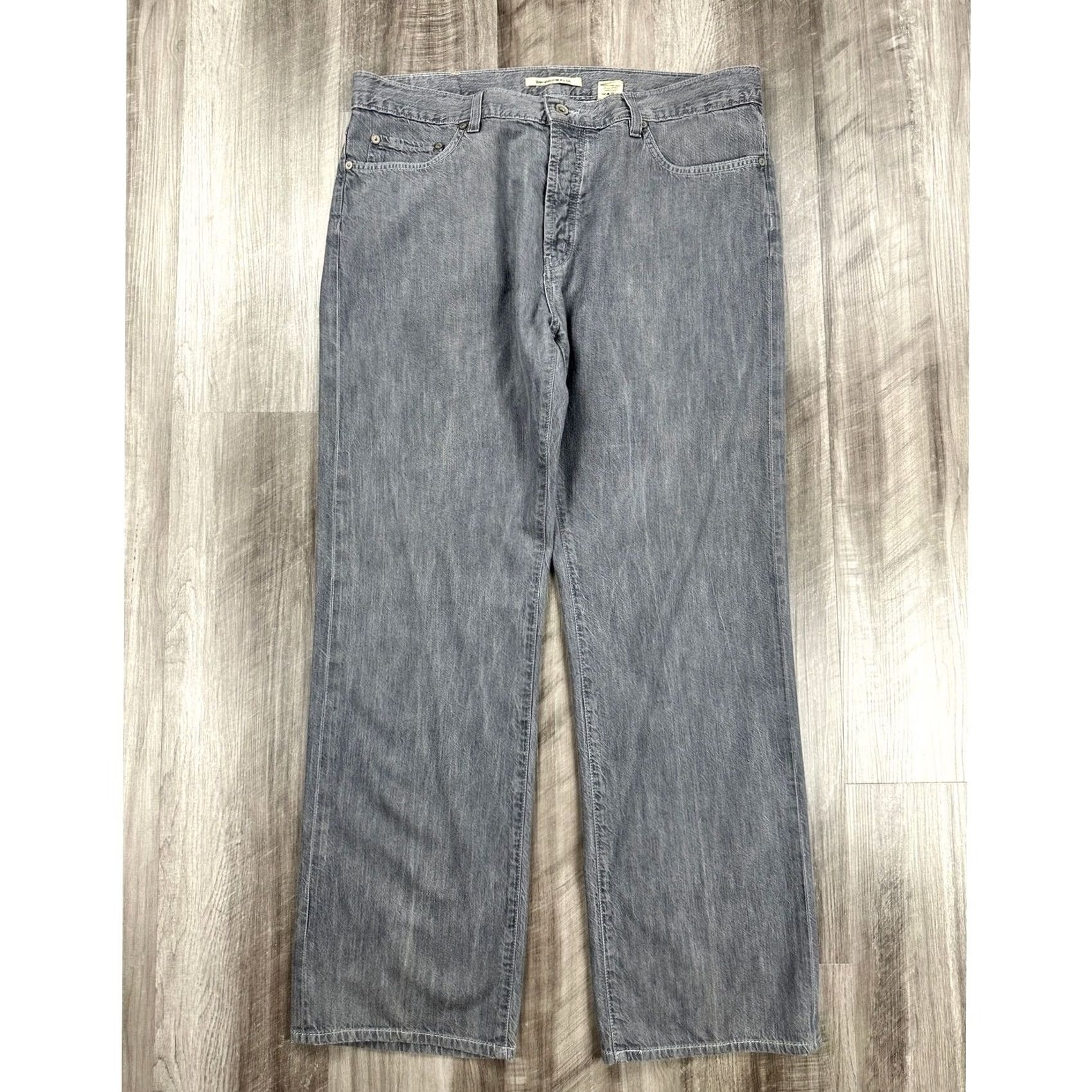 John Varvatos John Varvatos Star USA Jeans Straight Leg Men’s 36x30 Gray Wash Authentic Fit Size US 36 / EU 52 - 3 Thumbnail