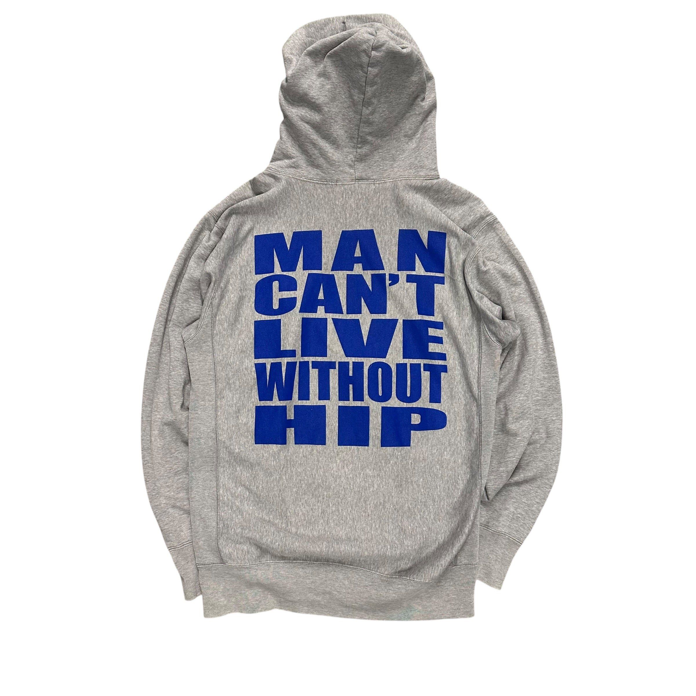 Junya Watanabe JUNYA WATANABE “MAN CAN’T LIVE WITHOUT HIP” GRAY HOODIE. Size US L / EU 52-54 / 3 - 1 Thumbnail