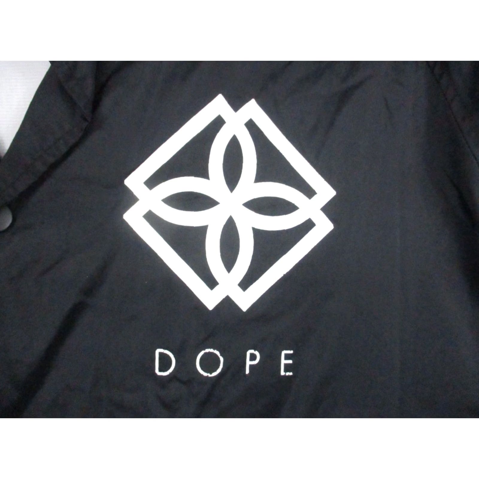 Vintage Dope Jacket Windbreaker Los Angeles Black Logo Oversized L Nylon Zip Casual Men Spring Summer Fall Winter 46 Chest Logo Embroidered Size US L / EU 52-54 / 3 - 2 Thumbnail