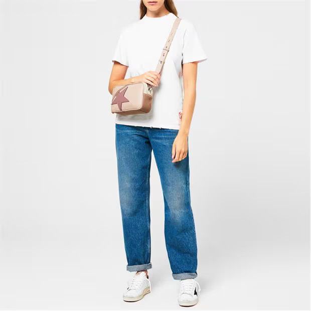Golden Goose o1g2r1mq1024 Logo Cotton T-Shirt in White Size XS / US 0-2 / IT 36-38 - 7 Thumbnail