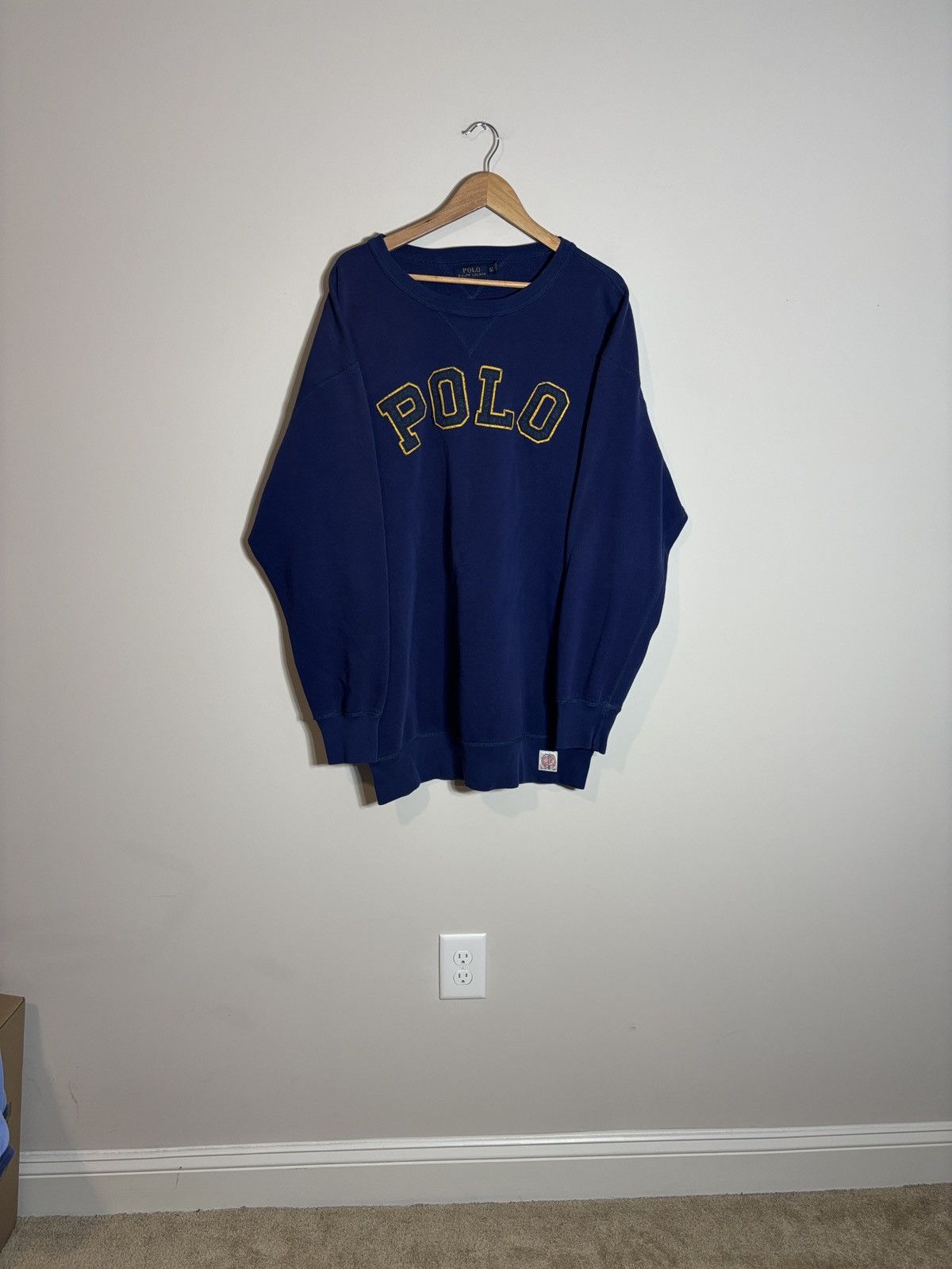 Polo Ralph Lauren Polo Ralph Lauren Crewneck Sweatshirt Vintage Big Print XLT Size US XL / EU 56 / 4 - 1 Thumbnail