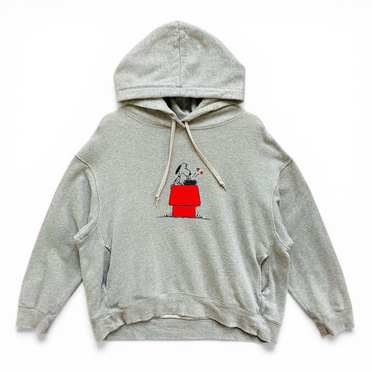 Peanuts Peanuts Snoopy UT Hoodie Heather Grey Large Size US L / EU 52-54 / 3 - 1 Thumbnail
