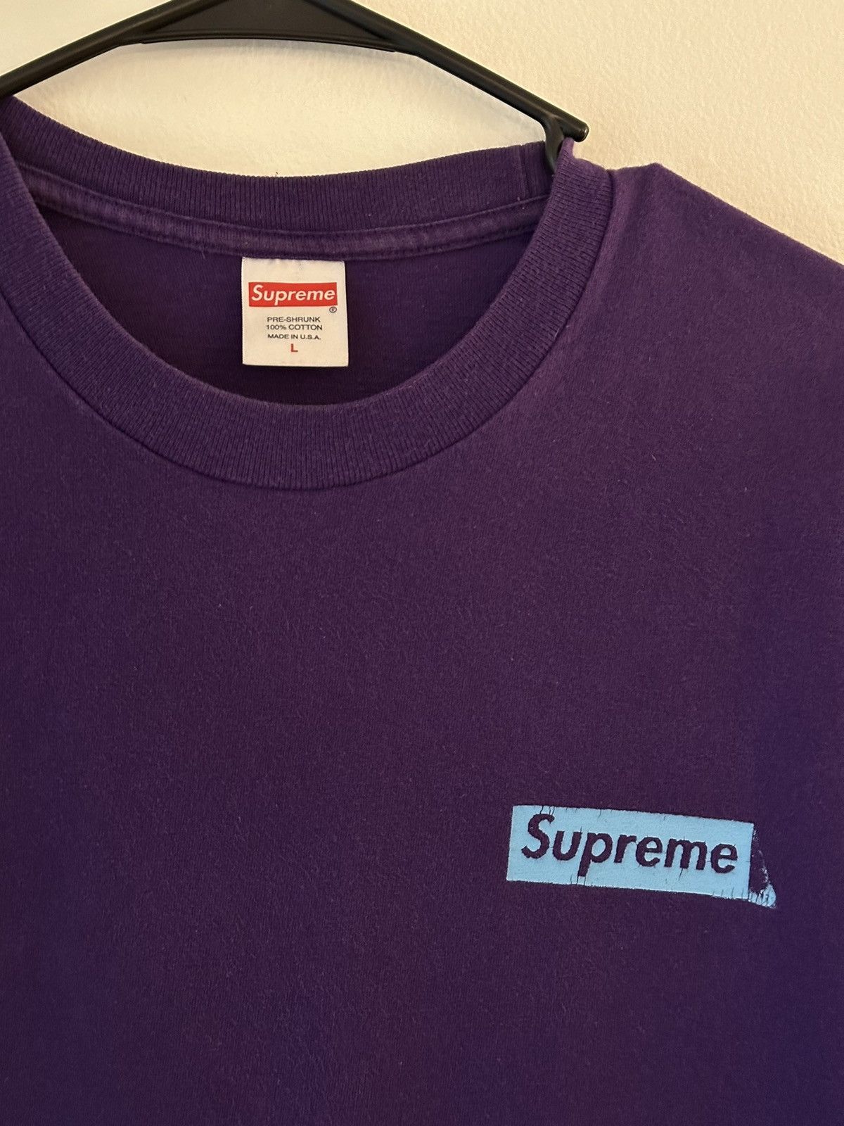 Supreme Supreme No More Shit Tee Size US L / EU 52-54 / 3 - 4 Thumbnail