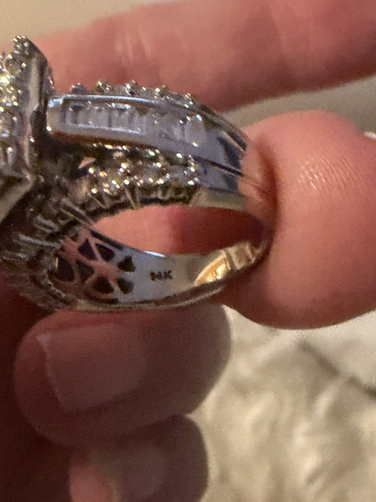 Other 14kt white gold 2.98 carat diamond ring Size ONE SIZE - 4 Thumbnail