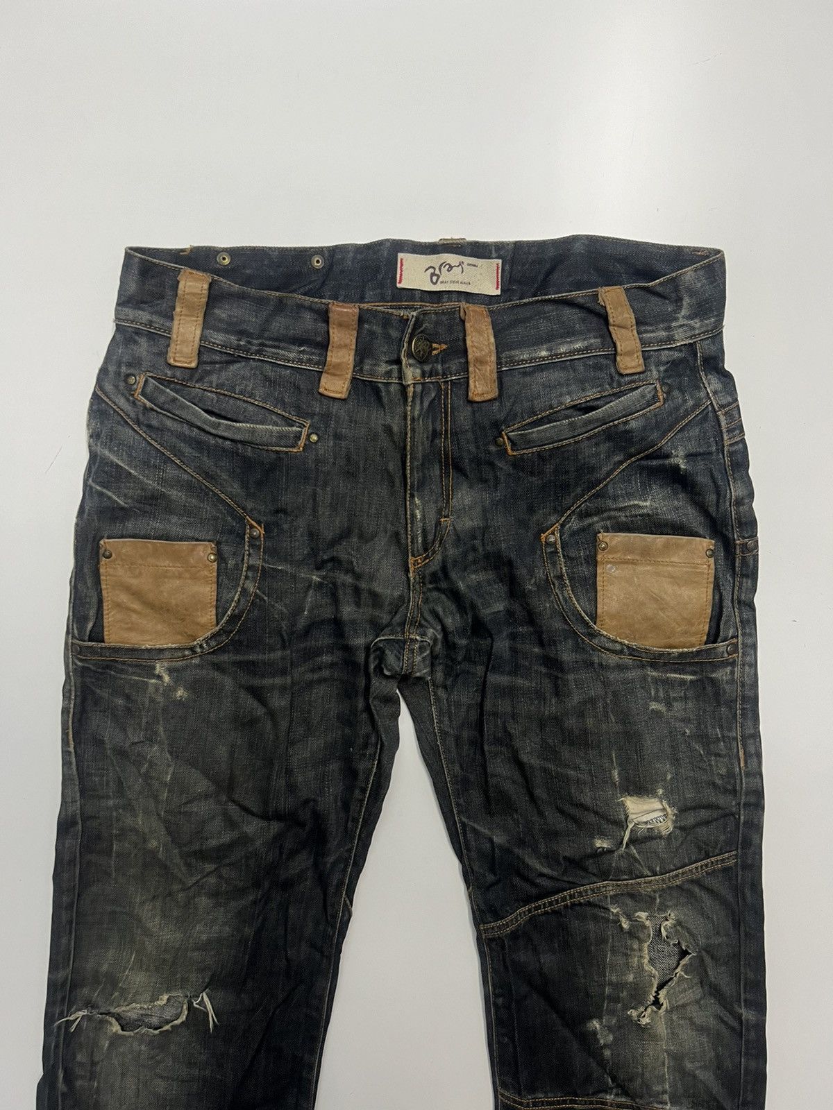 Bray Steve Alan Bray Steve Alan Distress Denim Jeans Size 36 Size US 36 / EU 52 - 5 Thumbnail