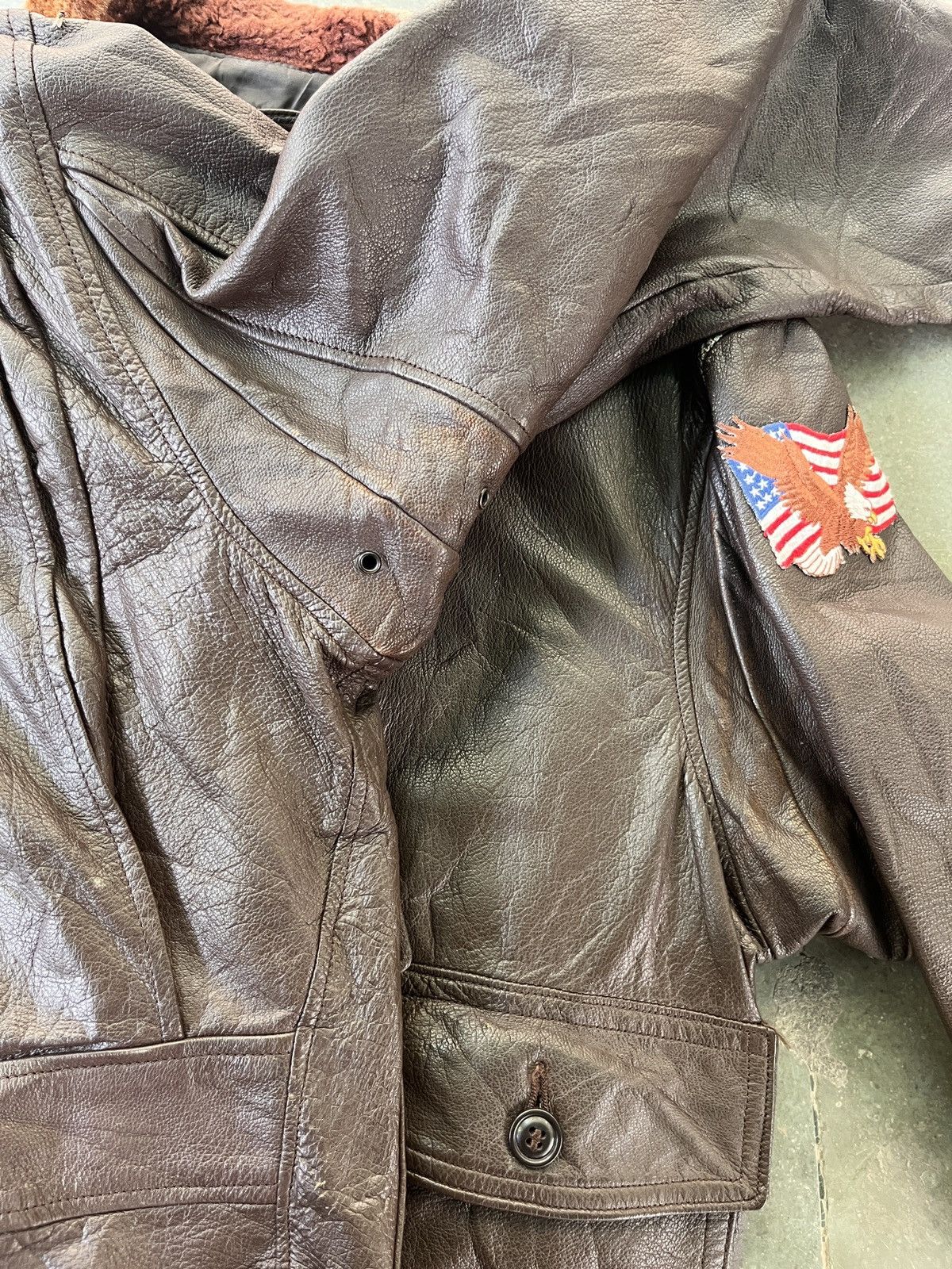 Vintage Rare 1968 U.S. Navy G-1 Flight Jacket Martin Lane Co. Inc. Size US L / EU 52-54 / 3 - 7 Thumbnail