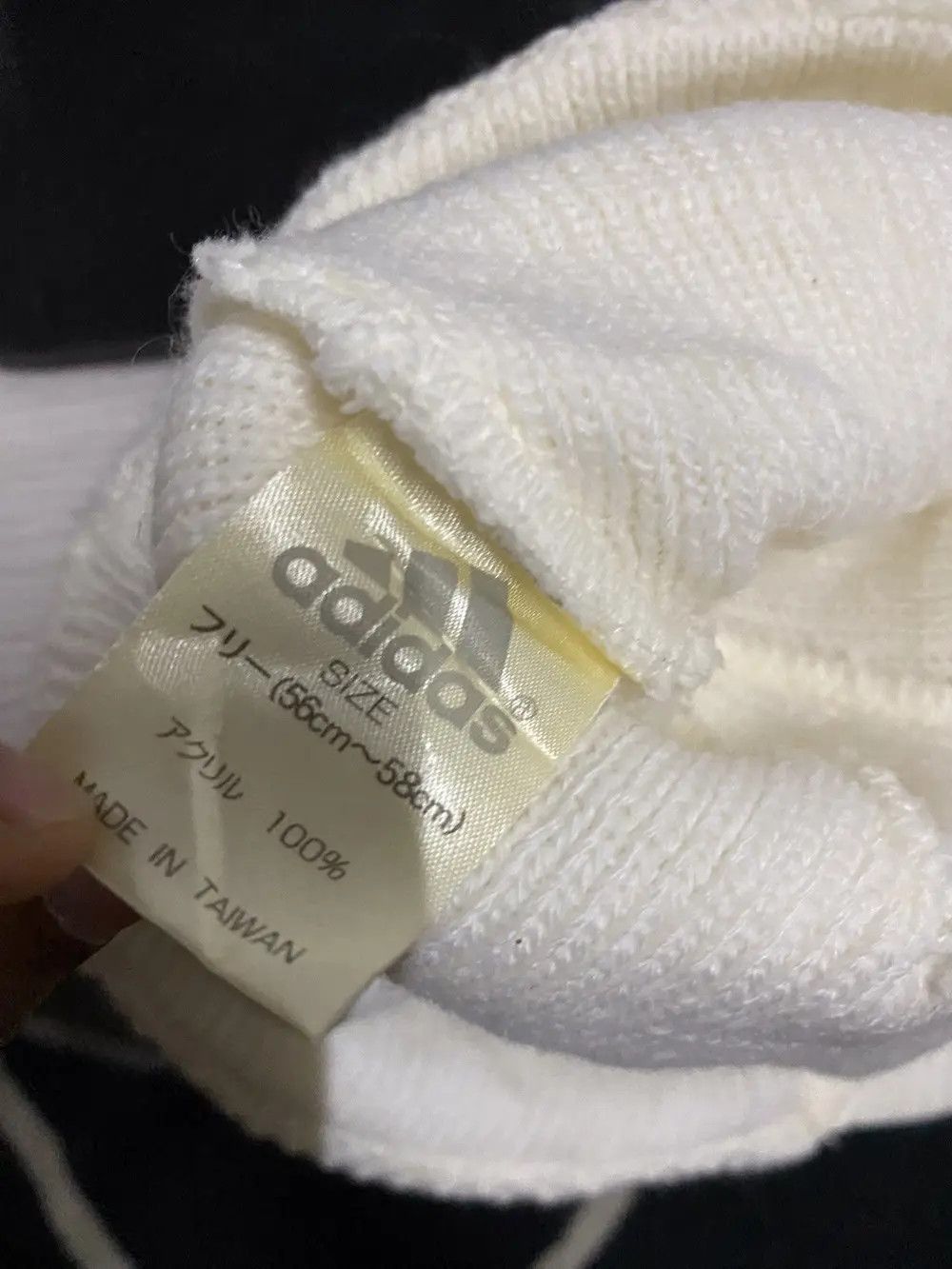 Adidas × Vintage Adidas Visor Beanie Hat Size ONE SIZE - 9 Thumbnail