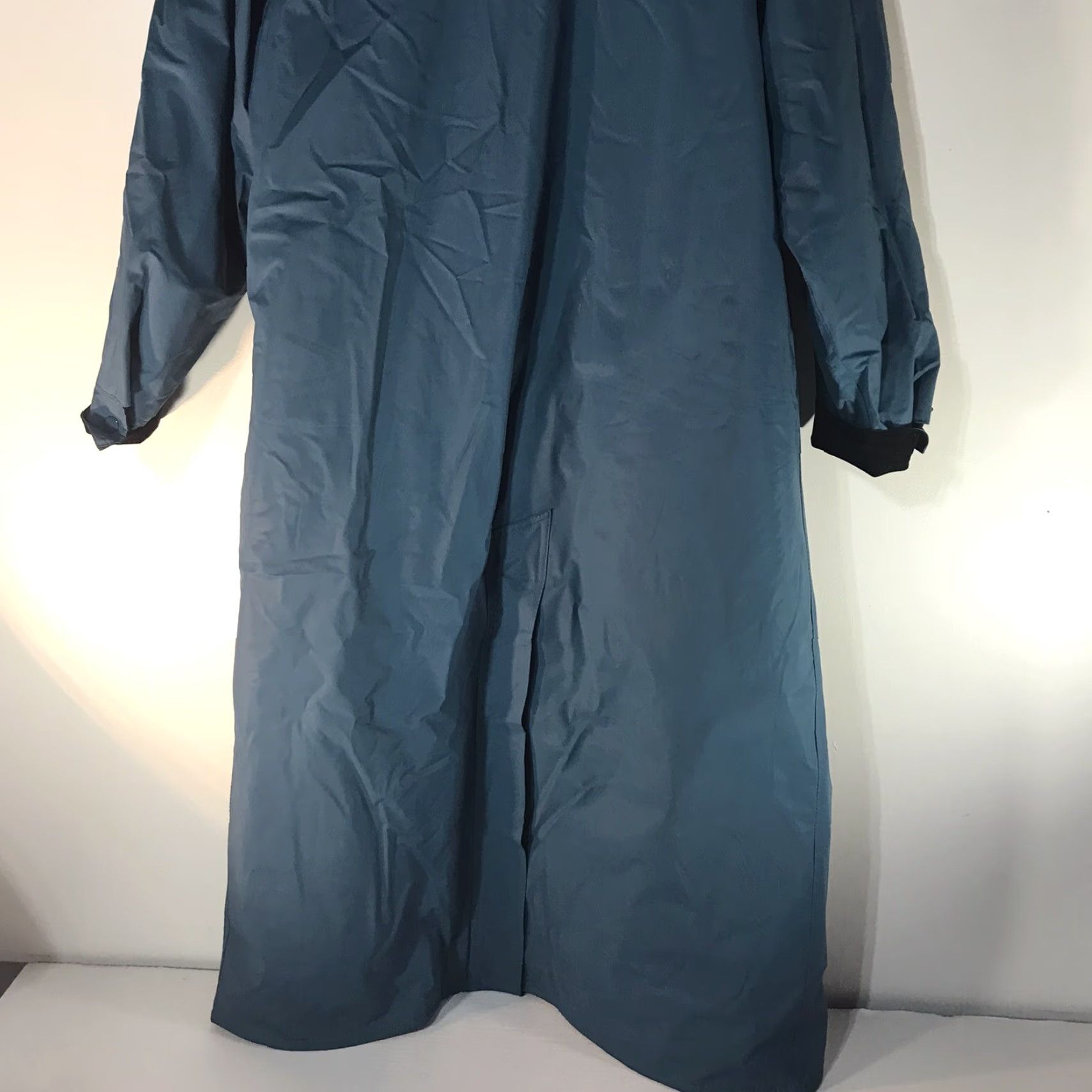 Vintage VINTAGE Misty Harbor Women's Rain Jacket Long Waterproof Slicker 48in Fall Winter Size M Blue Size M / US 6-8 / IT 42-44 - 5 Thumbnail