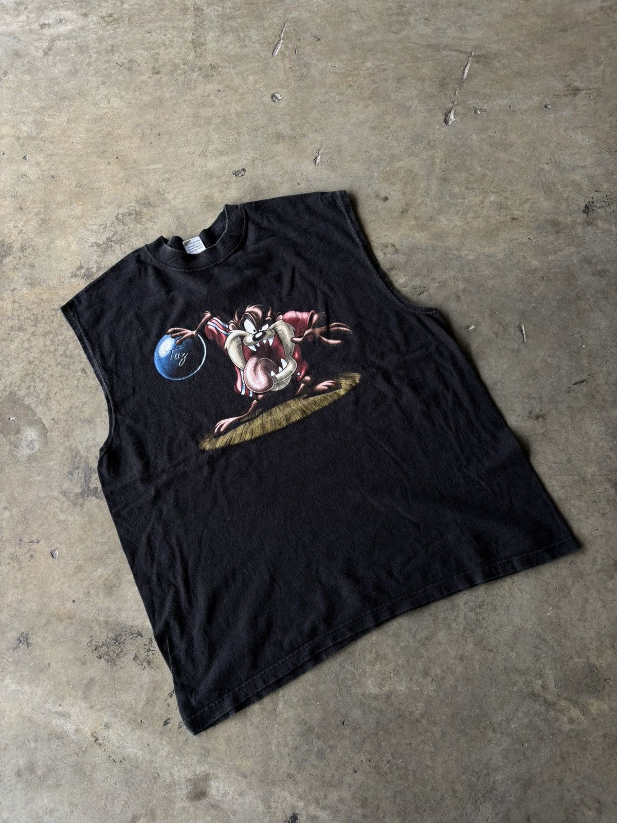 Other Vintage Looney Tunes Taz Tank Top Size US XL / EU 56 / 4 - 1 Thumbnail