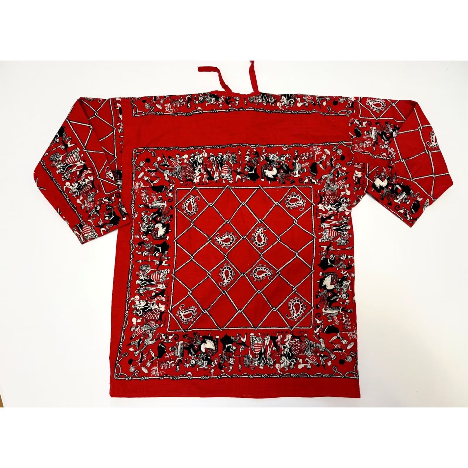 Vintage Vintage Switzerland National festival shirt Long sleeve Red Size 5 Men T-Shirt Size US S / EU 44-46 / 1 - 7 Thumbnail