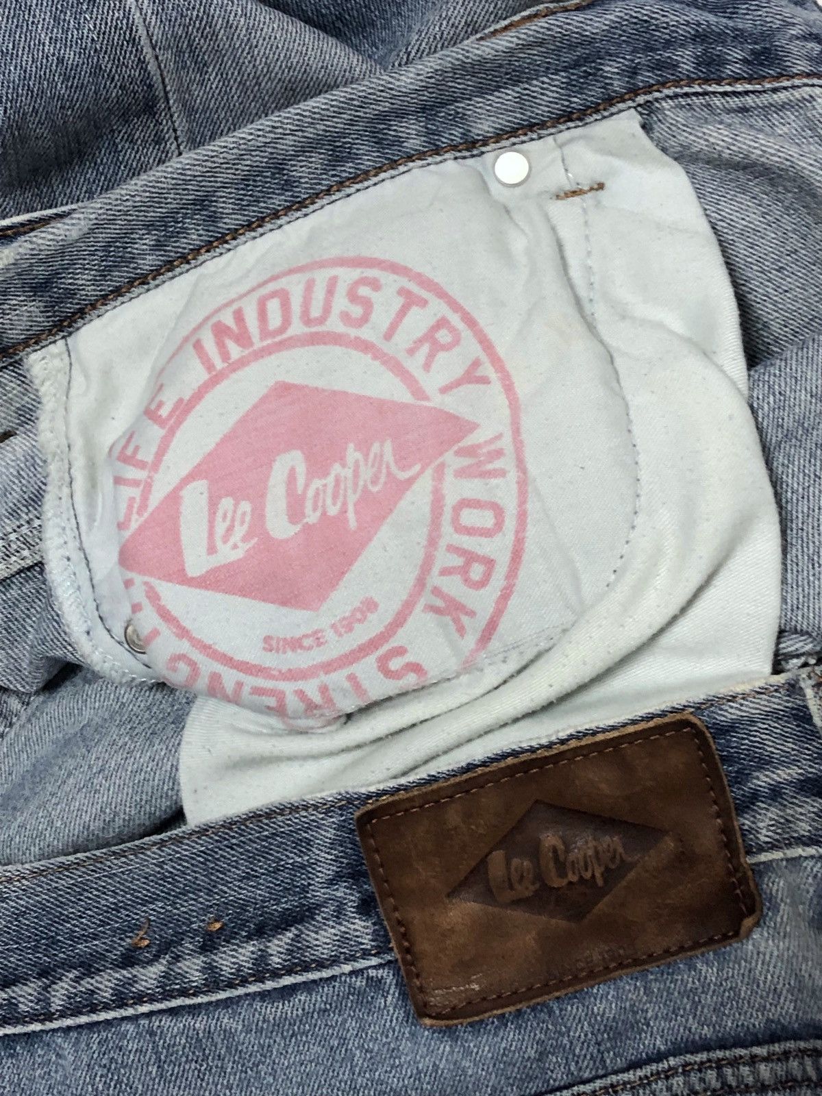 Jean Vintage LEE COOPER Distressed Baggy Wide Jeans Size US 38 / EU 54 - 5 Thumbnail