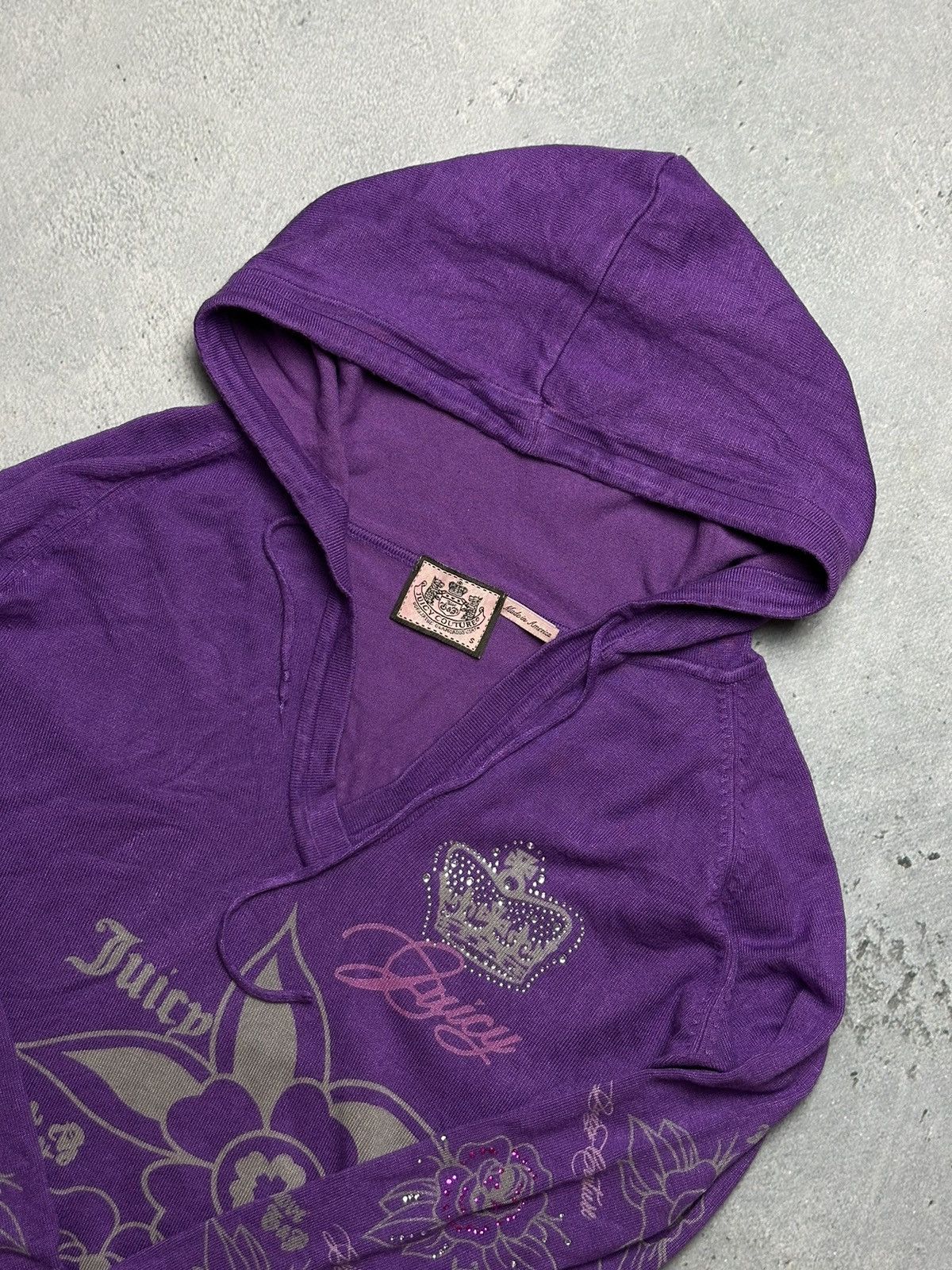 Juicy Couture Juicy Couture Hoodie Dress Tunik Vintage Made in America USA Size S / US 4 / IT 40 - 10 Thumbnail