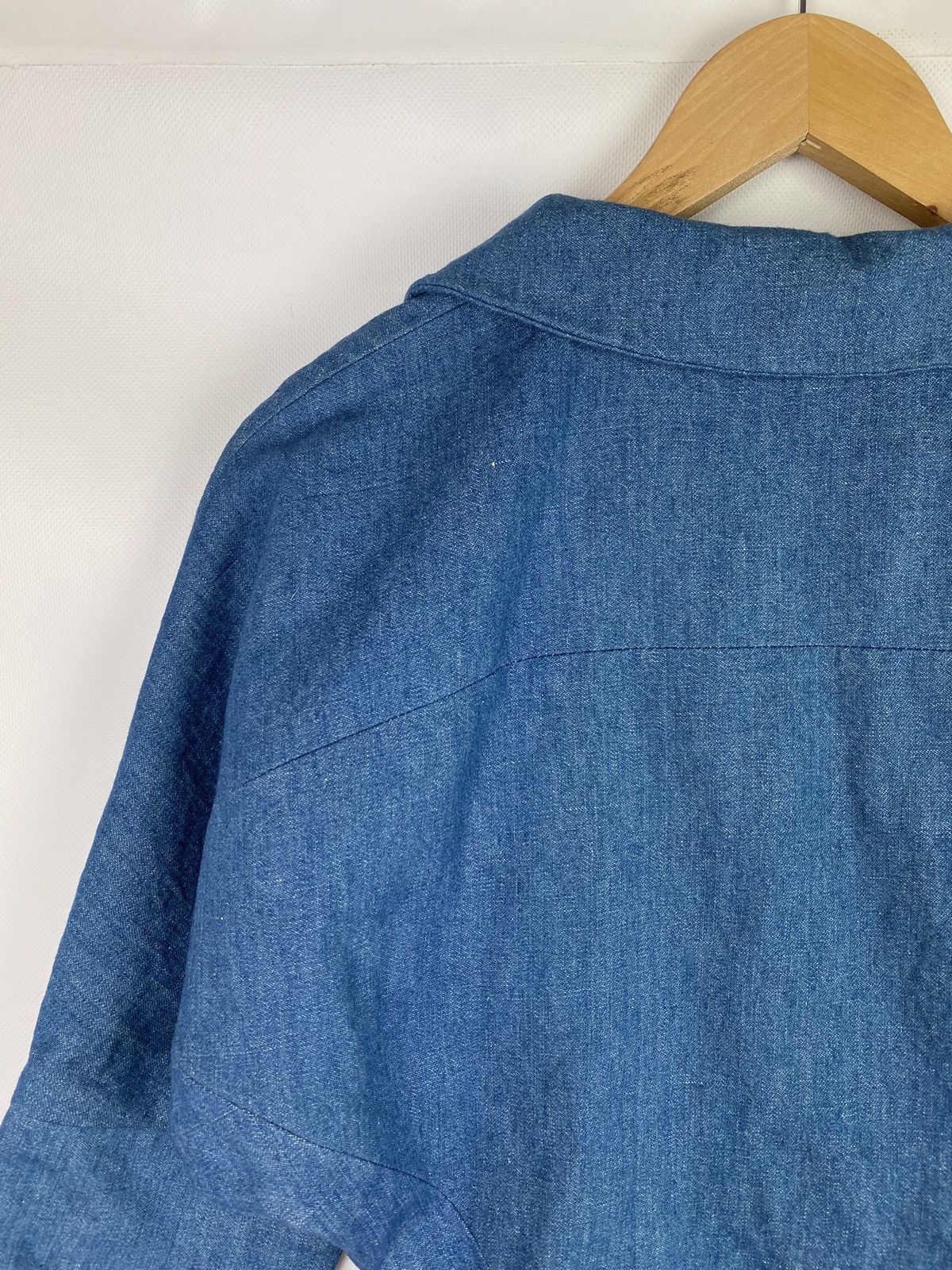Levi's Vintage Clothing Rare Levi’s Vintage Clothing Red Jeans denim kimono jacket Size S / US 4 / IT 40 - 21 Thumbnail