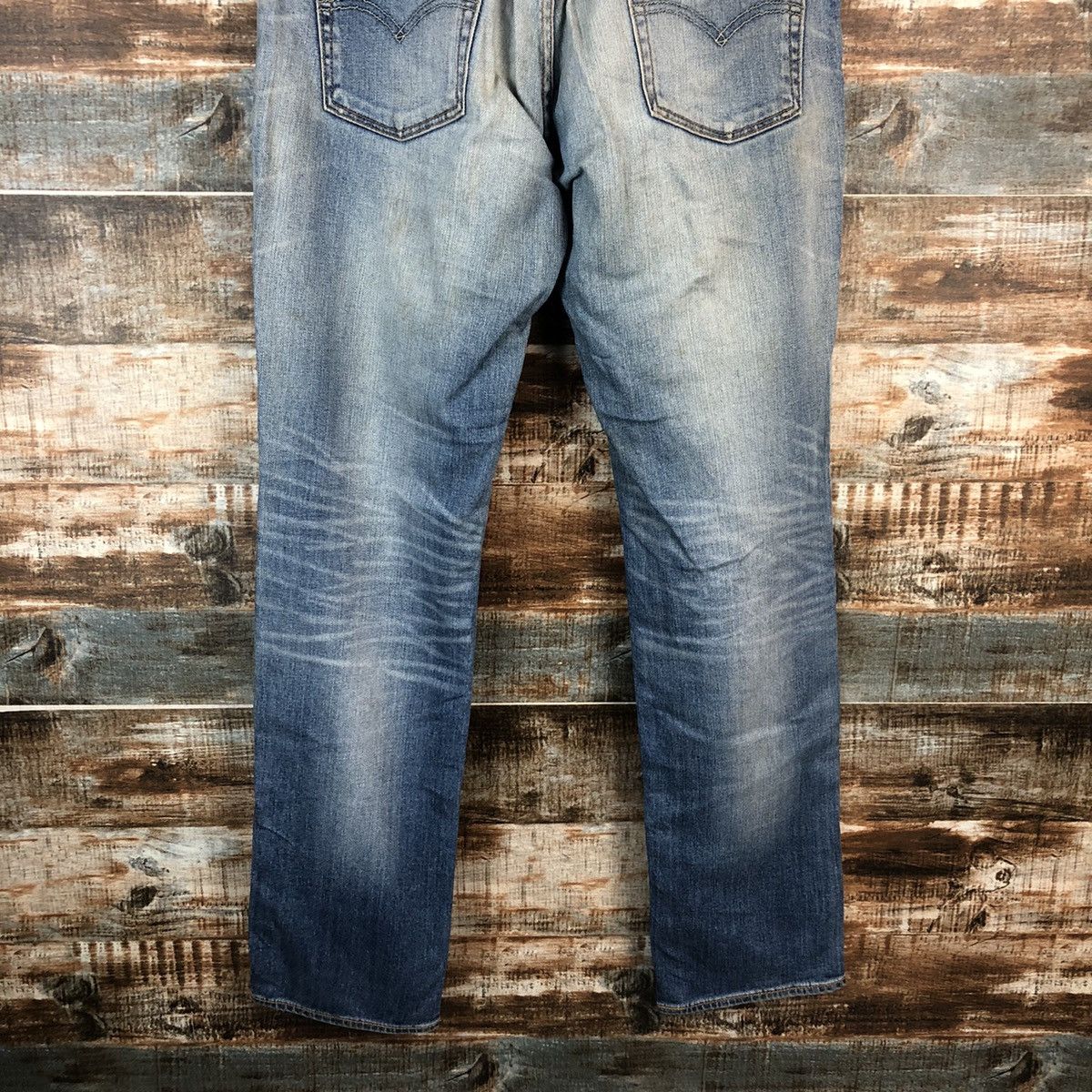 Levi's DLL Levis 551 faded Blue jeans Denim Pants #C189 Size US 31 - 15 Thumbnail