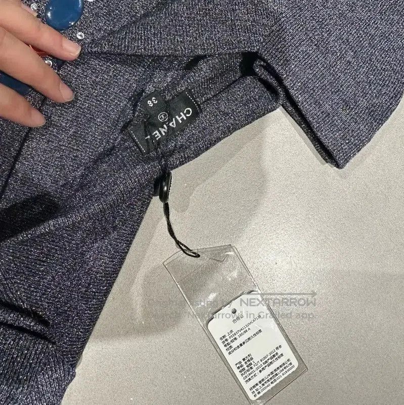 Chanel Chanel Gray Cotton Blend Women's T-Shirt . Size M / US 6-8 / IT 42-44 - 6 Thumbnail