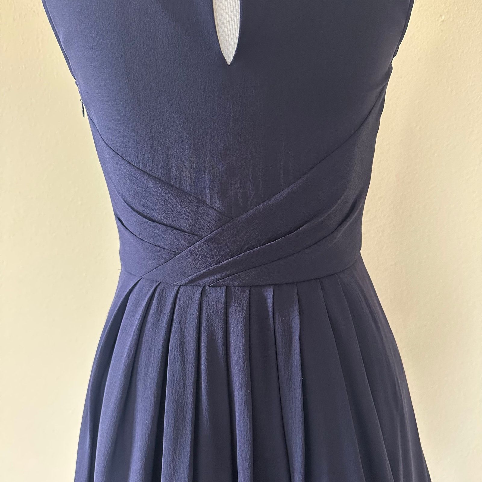 Ted Baker Ted Baker Saphira Tiered Pleat A-Line Silk Dress Size 1 Size XS / US 0-2 / IT 36-38 - 5 Thumbnail