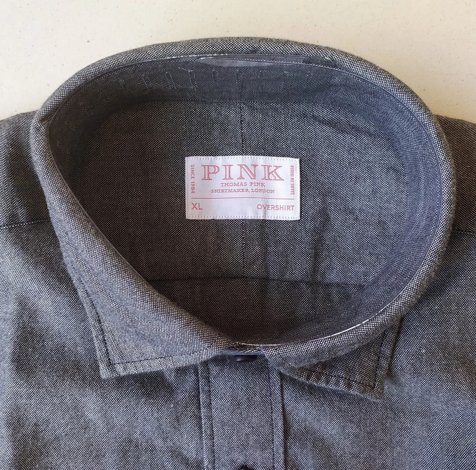Thomas Pink Thomas Pink Loose Fit Chambray Denim Utility Shirt T 125 Size US XL / EU 56 / 4 - 3 Thumbnail