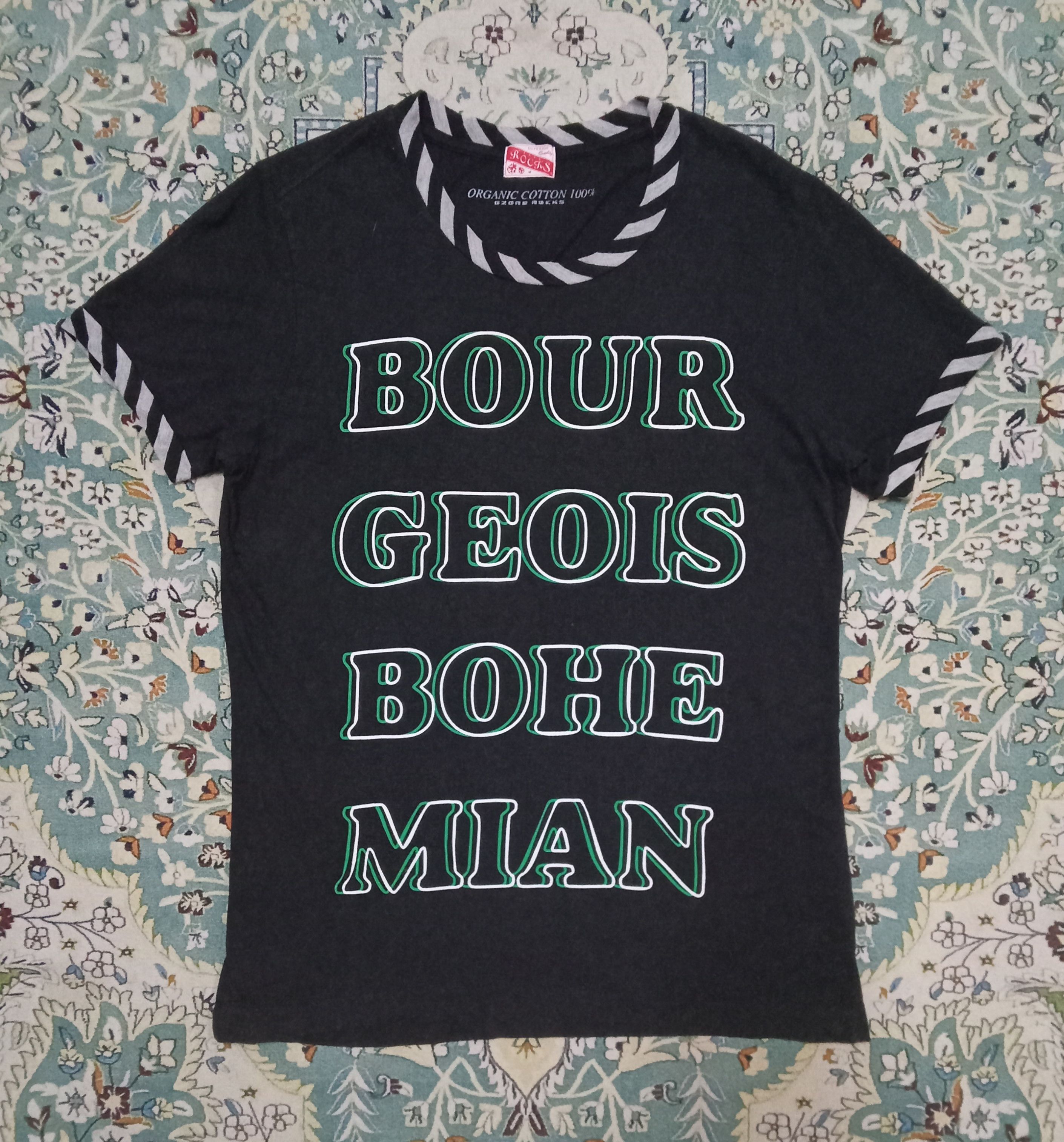 Japanese Brand Ozone Rocks Bourgeois Bohemian Rare Design T Shirt Size US M / EU 48-50 / 2 - 1 Thumbnail