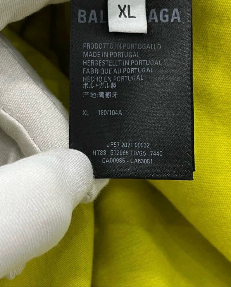 Balenciaga Balenciaga Front and back letter logo short sleeves 2501-Ne Size US XL / EU 56 / 4 - 4 Thumbnail