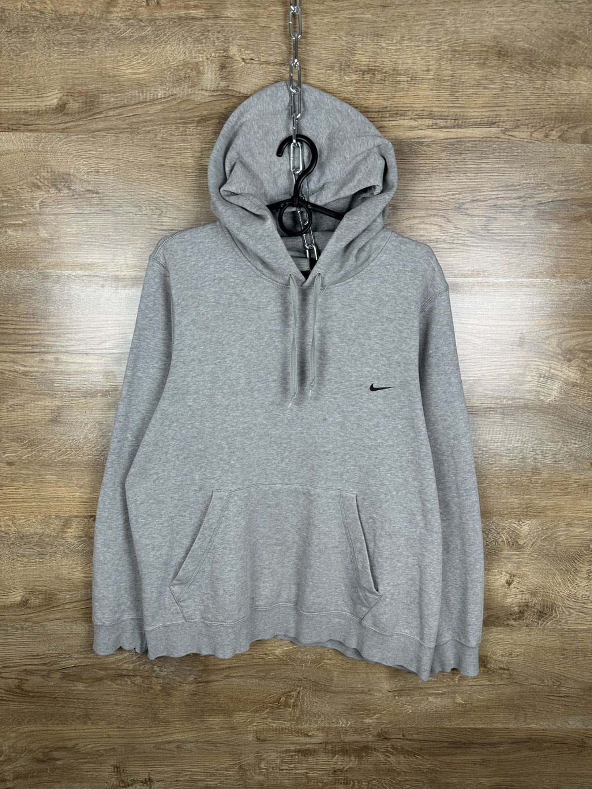 Nike Mens Vintage Nike basic Hoodie swoosh logo y2k streetwear Size US S / EU 44-46 / 1 - 1 Thumbnail