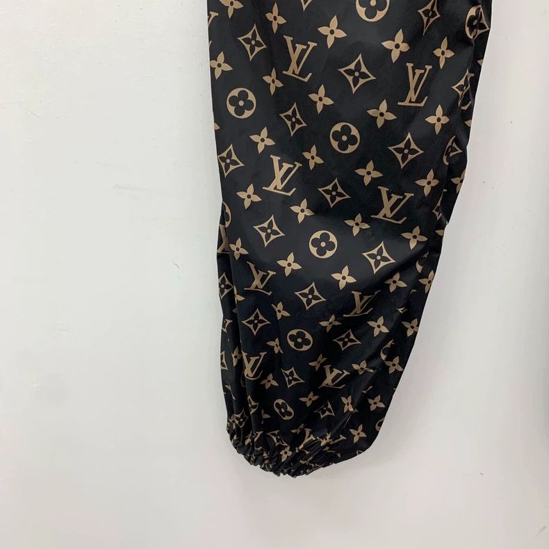 Louis Vuitton Louis Vuitton Dark brown corset casual trousers with logo Size 33" - 5 Thumbnail