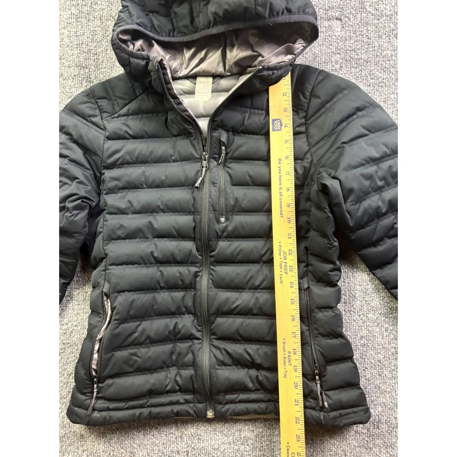Mountain Hardwear Mountain Hardwear StretchDown Jacket Womens S Black Hooded Down Puffer Jacket Size S / US 4 / IT 40 - 3 Thumbnail