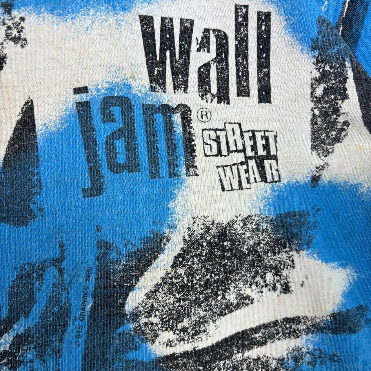 Vintage Vintage 1989 Wall Jam Street Wear AOP Skate Shirt L Size US L / EU 52-54 / 3 - 8 Thumbnail
