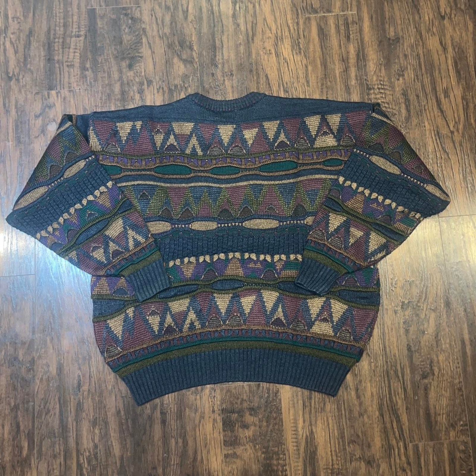 Coogi Vintage 3D Knit Tosani Coogi Style Sweater Size US XL / EU 56 / 4 - 3 Thumbnail