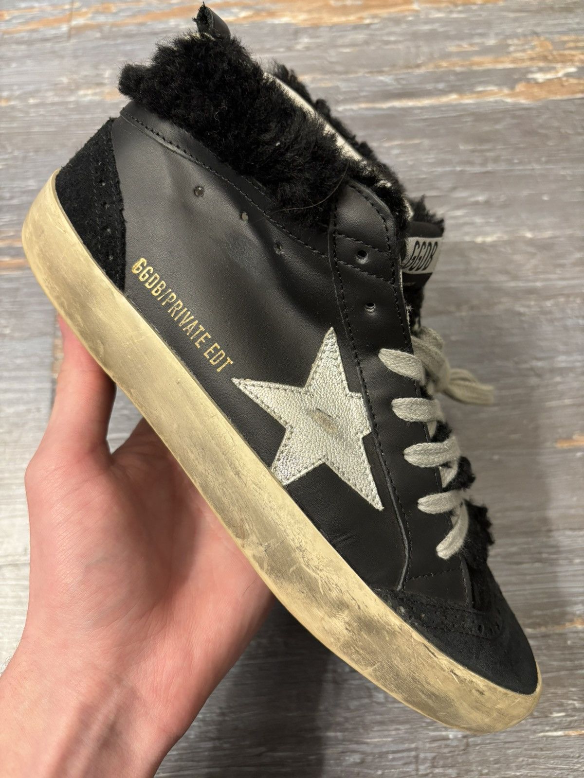 Golden Goose Golden Goose Midstar Private Edition Sherpa Lined Size 40/10 Size US 10 / IT 40 - 1 Thumbnail
