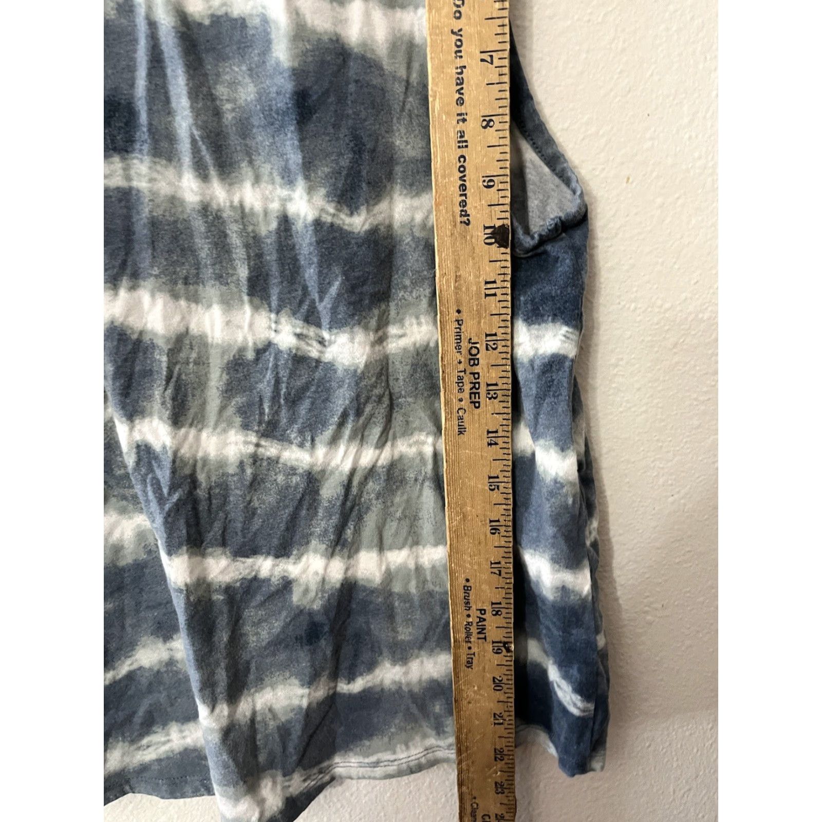Lucky Brand Lucky Brand Sleep Shirt Sleeveless Adult Small Blue Tie Dye Lounge Womens S/S Stars Cotton Modal Tie-Dye Tank Tee Nightgown Size S / US 4 / IT 40 - 4 Thumbnail